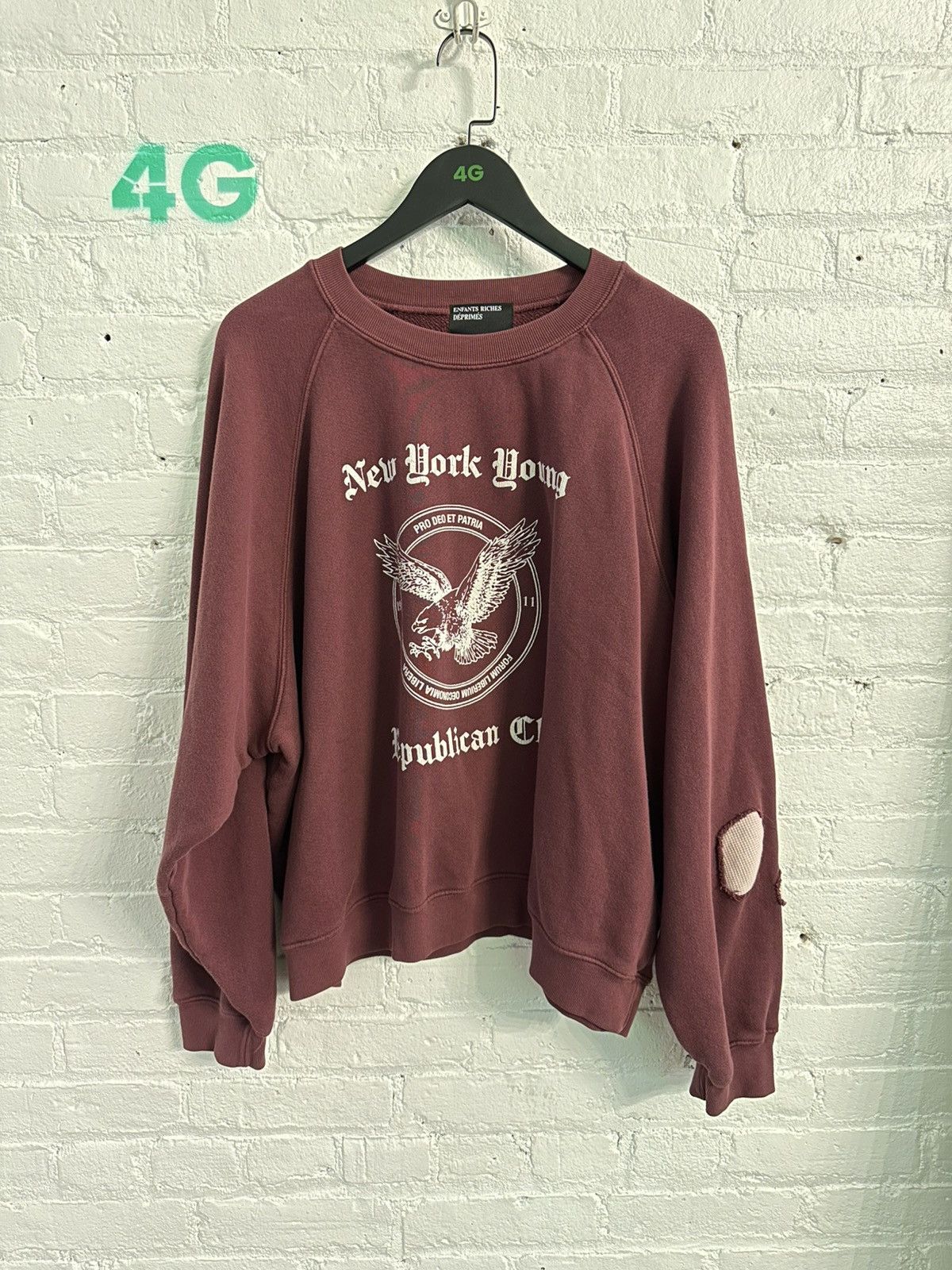 Enfants Riches Deprimes ENFANTS RICHES DEPRIMES YOUNG REPUBLICAN CREWNECK Size US L / EU 52-54 / 3 - 1 Thumbnail