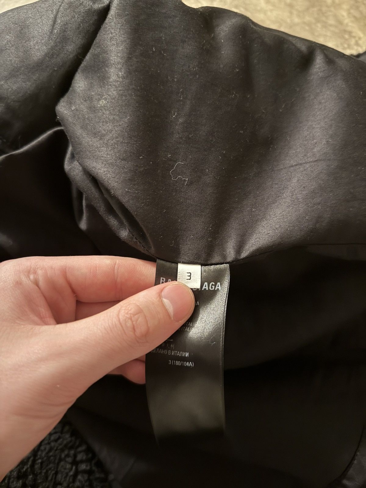Balenciaga Balenciaga Black Sherpa Trucker Jacket Size 3 Size US L / EU 52-54 / 3 - 8 Thumbnail