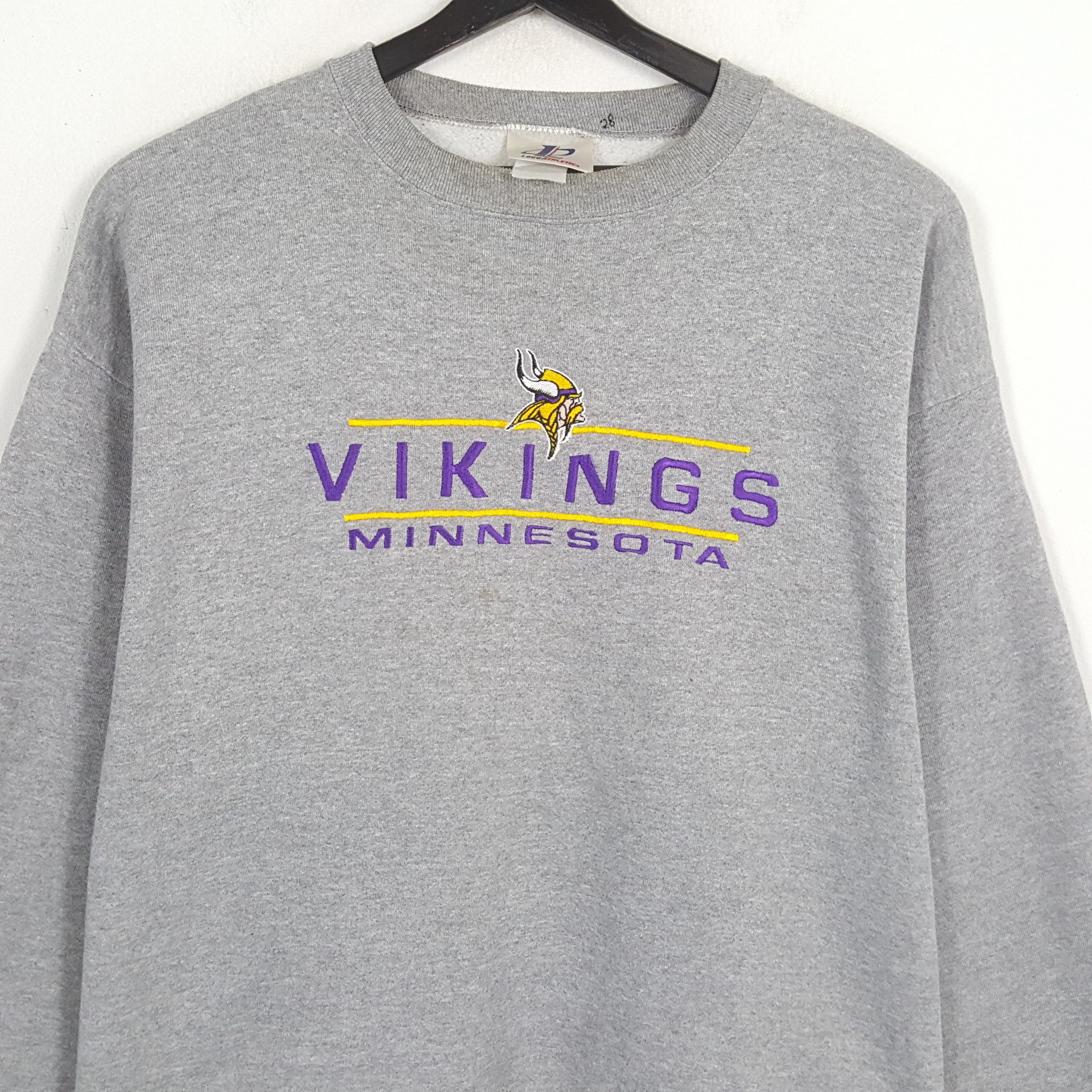 NFL × Vintage VIKINGS MINNESOTA NFL Football Team Sweatshirt Size US XL / EU 56 / 4 - 2 Thumbnail
