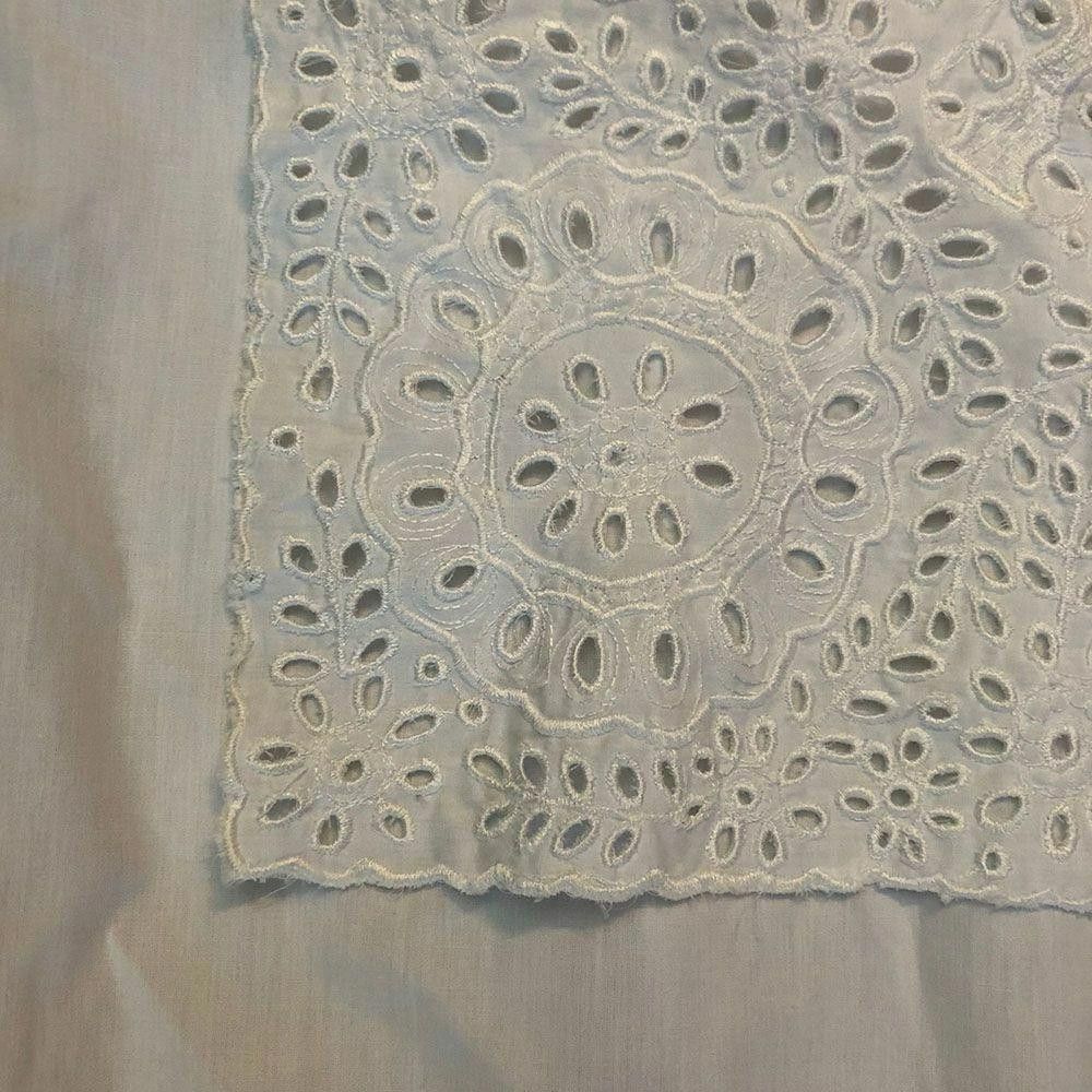 Designer Pre Owned White Hand Made Blouse Xxl Size XXL / US 16-18 / IT 52-54 - 3 Thumbnail