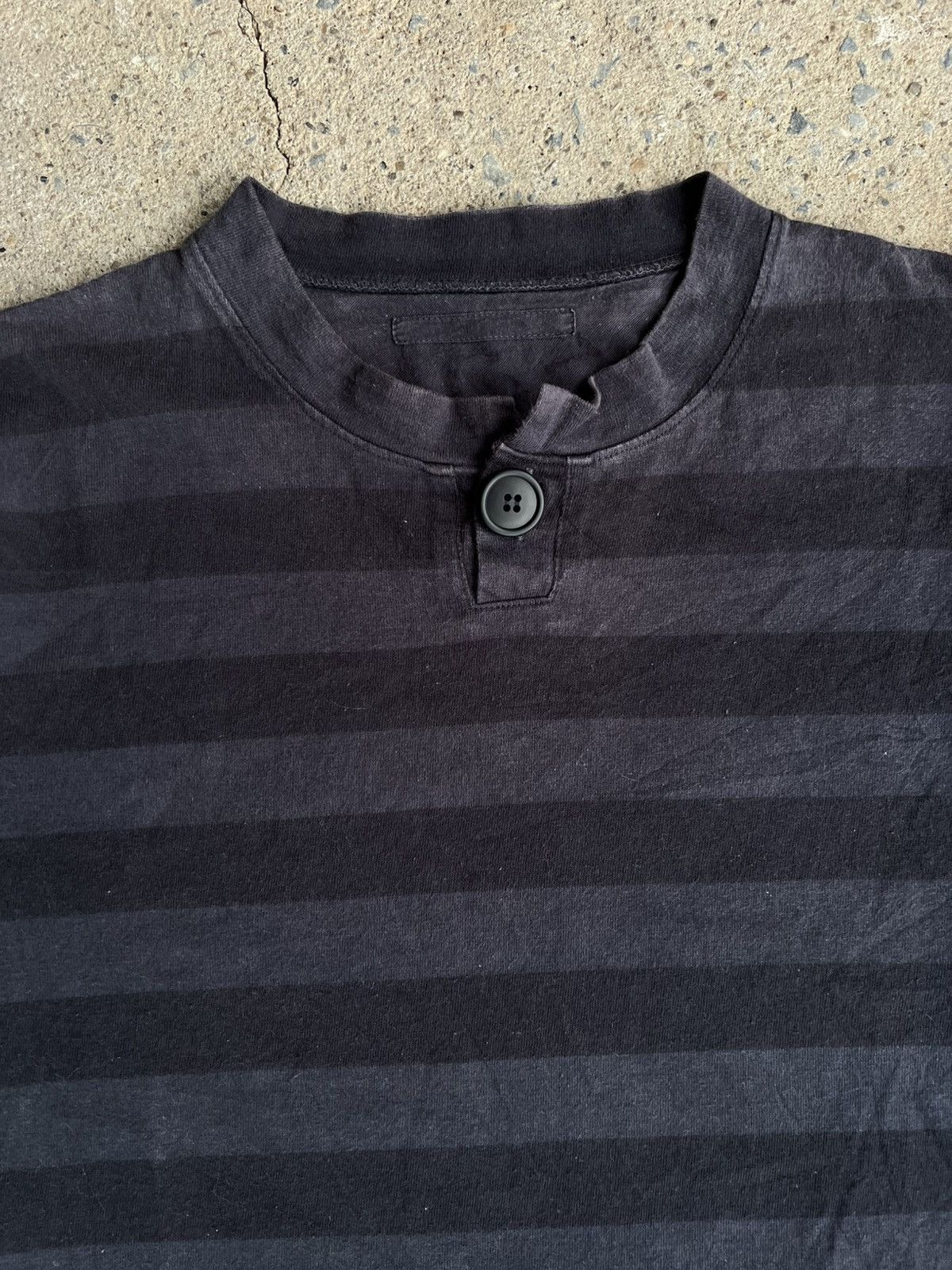 Japanese Brand Avant Garde* Faded Japan Striped Long Sleeve Sweatshirt Size US S / EU 44-46 / 1 - 2 Thumbnail