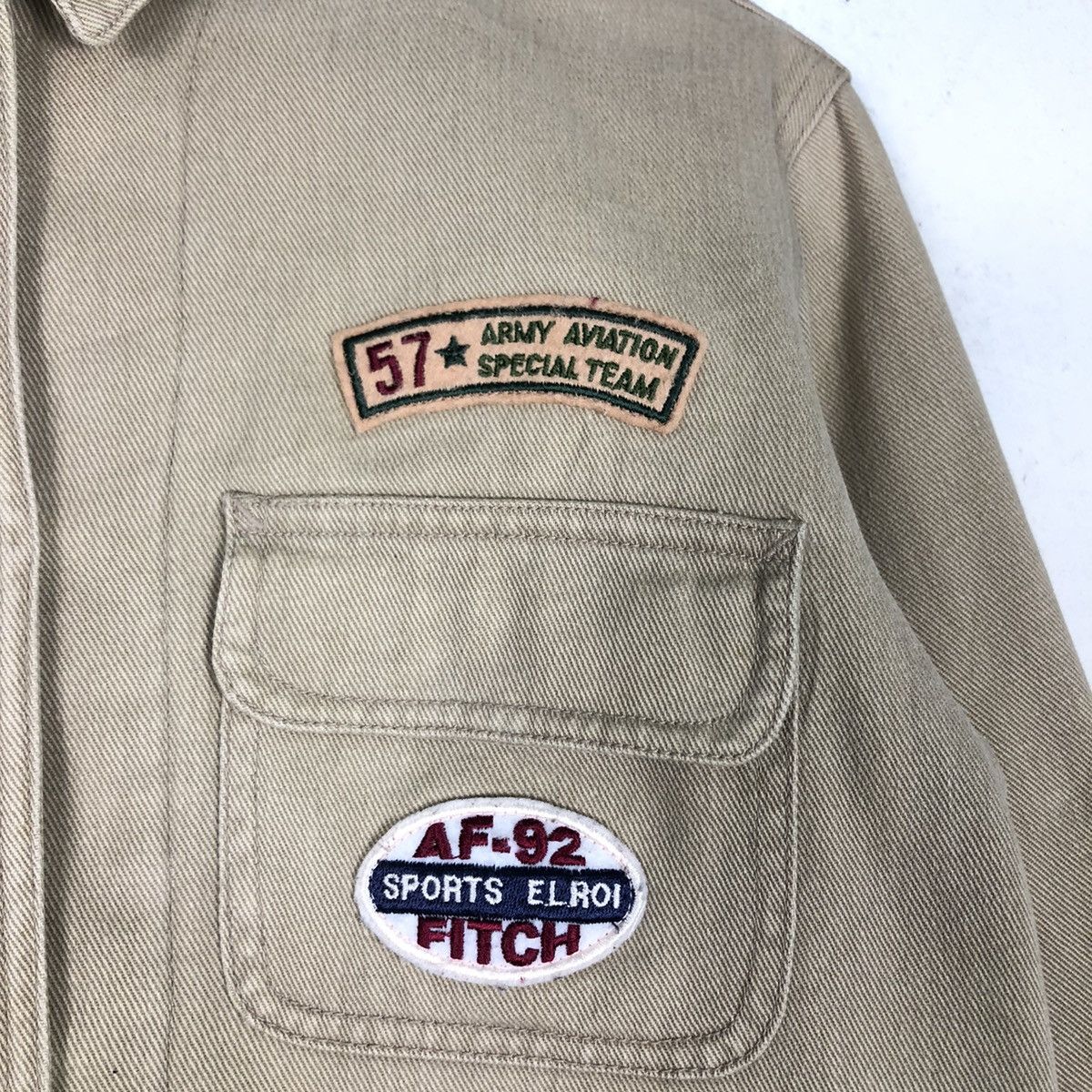 Hysteric Glamour 🔥Vtg Work Shirt Jacket Patches Nombreux Japan Made Size US M / EU 48-50 / 2 - 15 Thumbnail