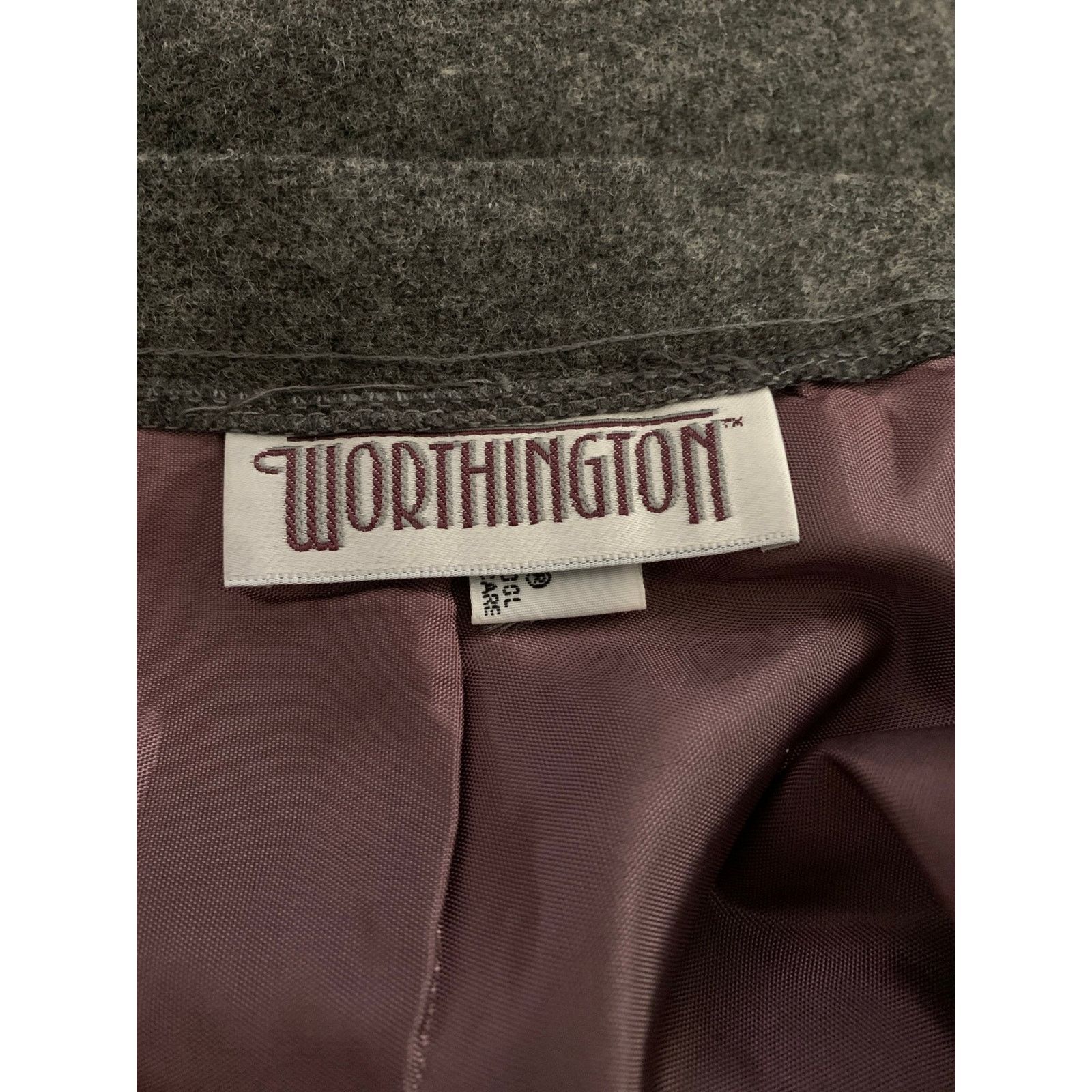 Worthington Vintage Worthington Womens Small Pencil SkirtWool Lined USA Size 26" / US 2 / IT 38 - 7 Thumbnail