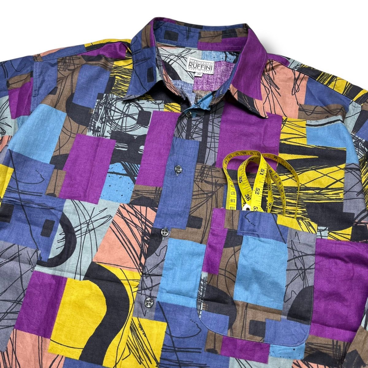 Gianfranco Ferre Luxury Style multicolour ruffini italy button ups shirt Size US M / EU 48-50 / 2 - 8 Thumbnail