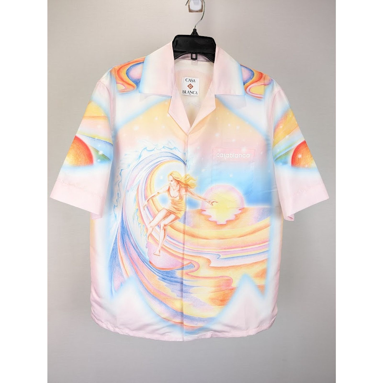 Casablanca o1rshd1 DUP / Printed Swim Open Collar Shirt in Multicolor Size US L / EU 52-54 / 3 - 2 Thumbnail