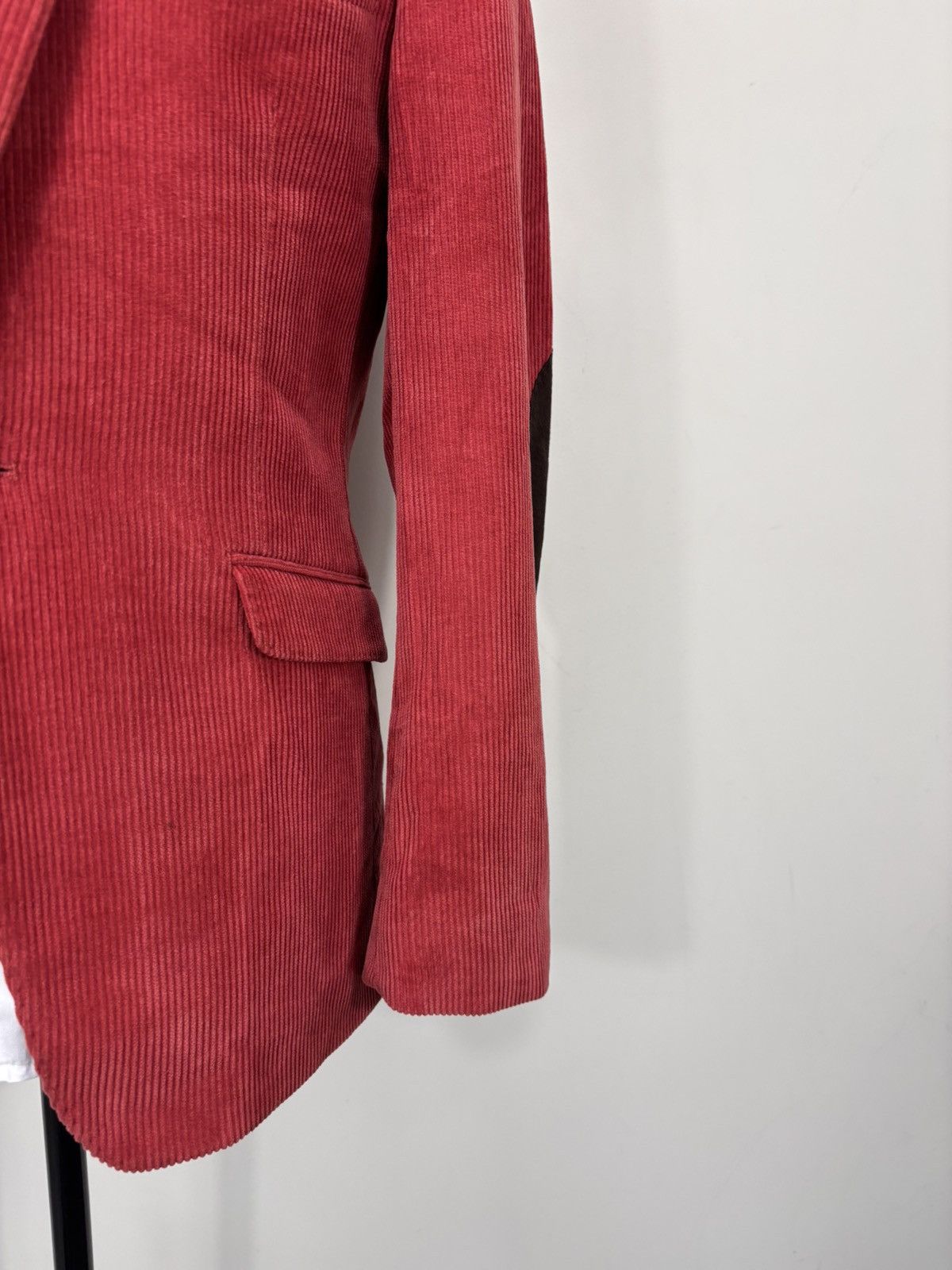 Other UK Holland Esquire Men’s Red Corduroy Blazer Jacket Sport Coat Size 38R - 8 Thumbnail
