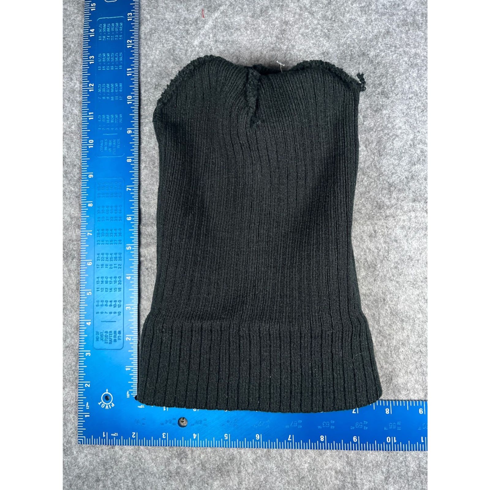 Vintage VINTAGE not? (Wait) The CK Group Beanie Adult One Size Black Ribbed Knit Acrylic Winterwear Ski NEW Size ONE SIZE - 4 Thumbnail