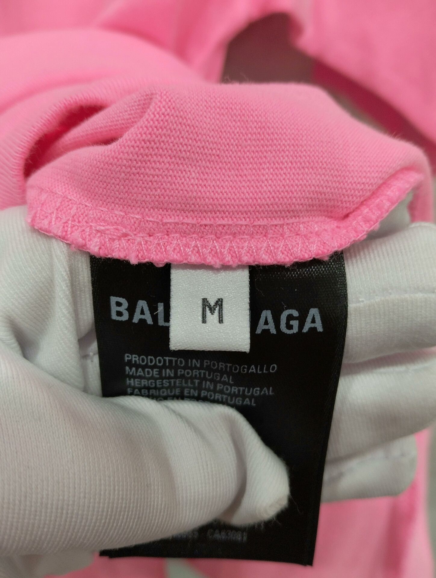 Balenciaga balenciaga pink oversized t-shirt size M Size US M / EU 48-50 / 2 - 5 Thumbnail