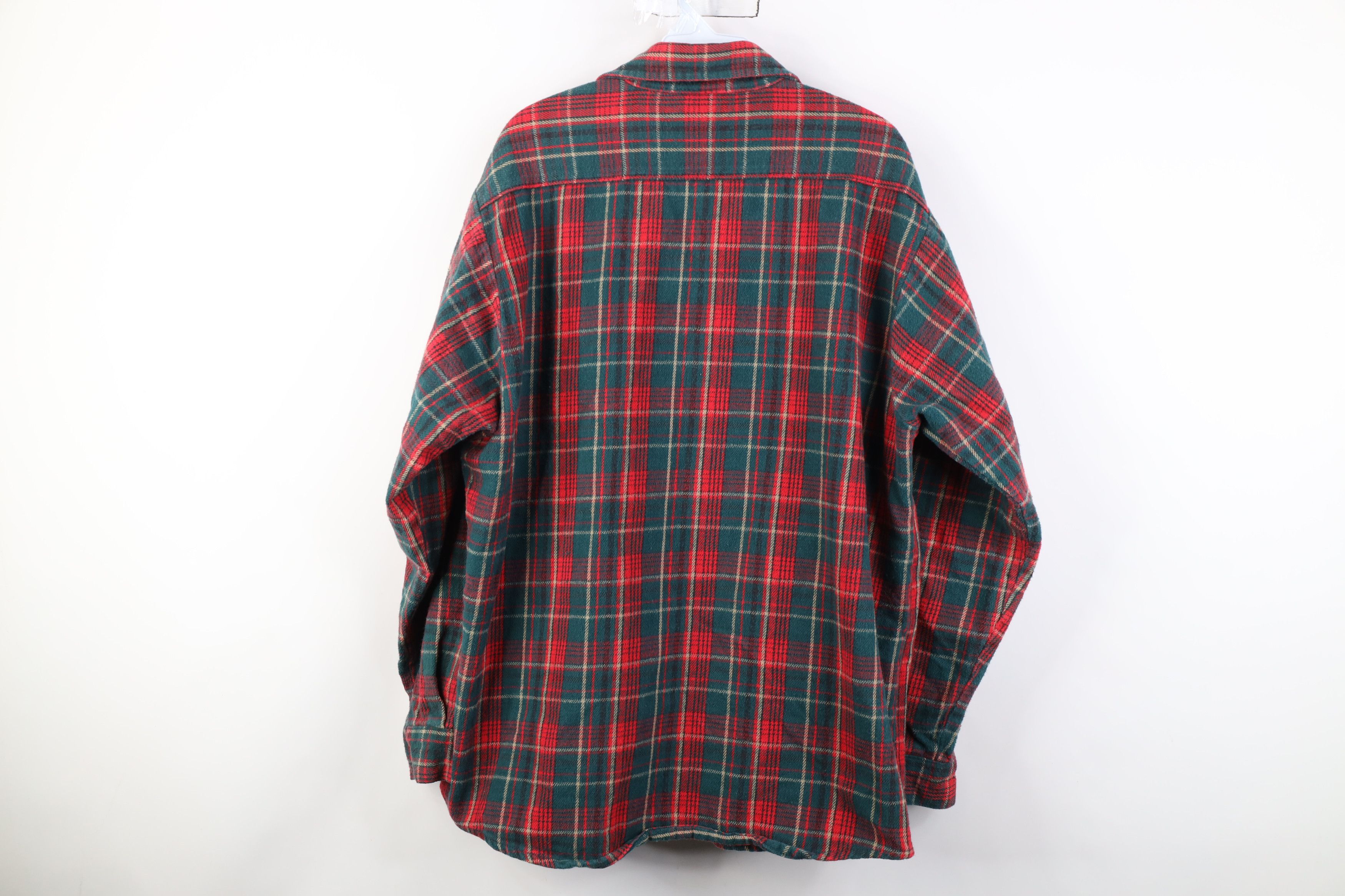 FiveBrother Vintage 90s Five Brother Heavyweight Button Shirt Plaid USA Size US XL / EU 56 / 4 - 10 Thumbnail