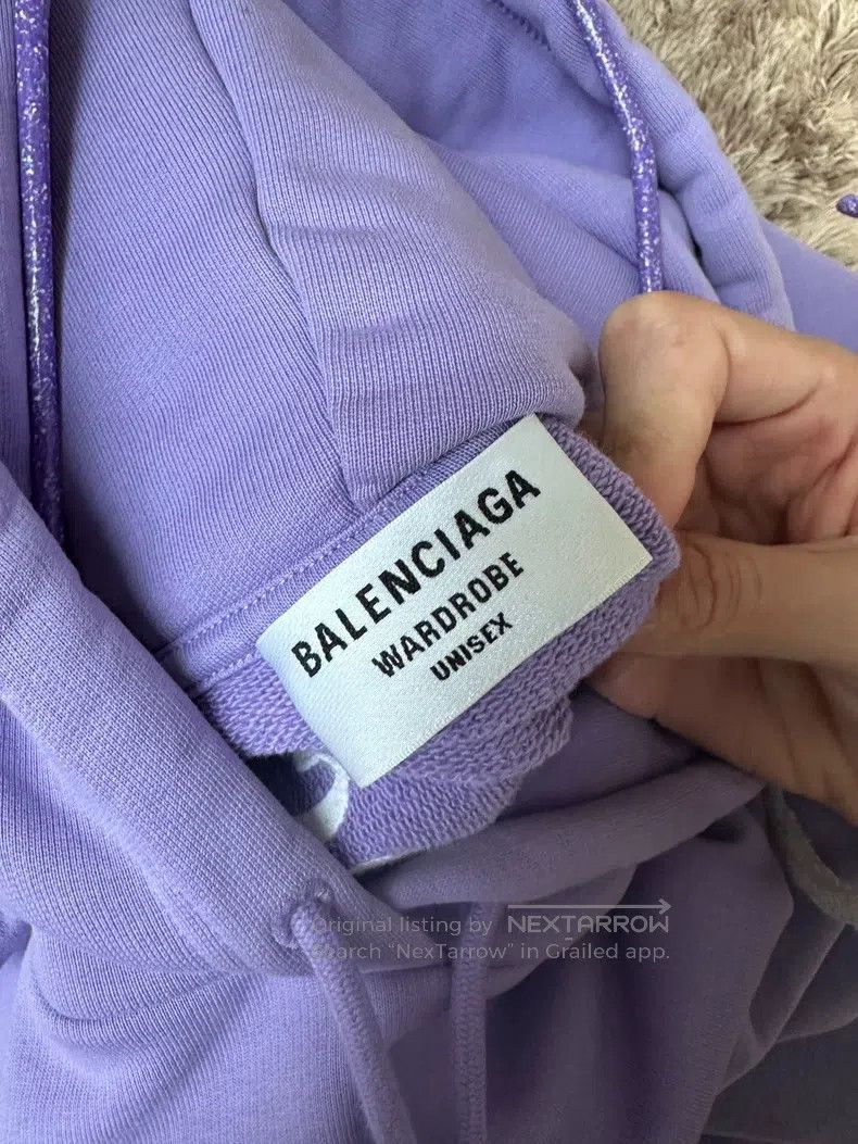 Balenciaga Balenciaga Logo printed solid color pullover sweatshirt Size US XS / EU 42 / 0 - 4 Thumbnail