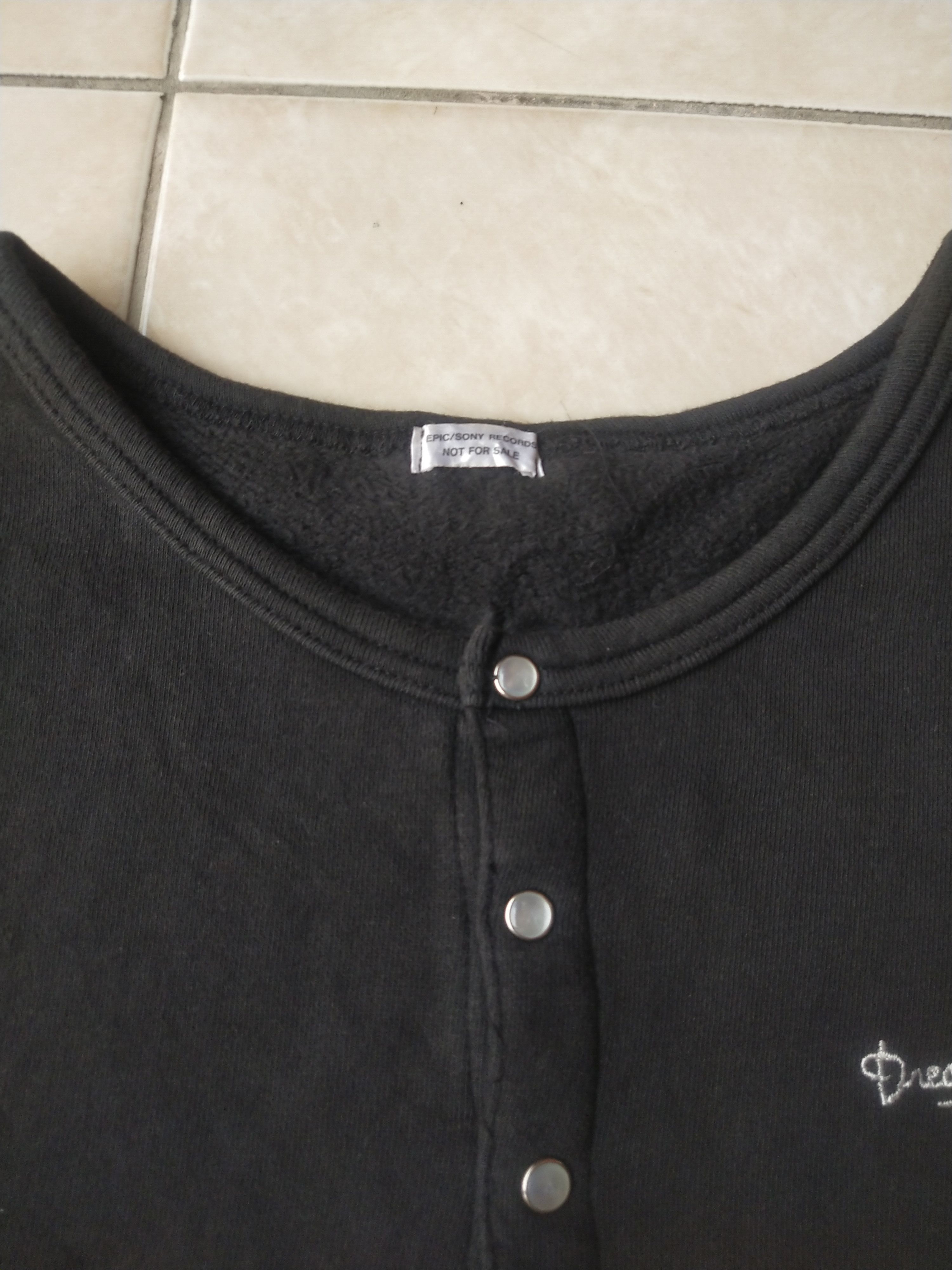 Vintage Rare 90s Epic/Sony Records Promo Snap Cardigan Size M / US 6-8 / IT 42-44 - 3 Thumbnail
