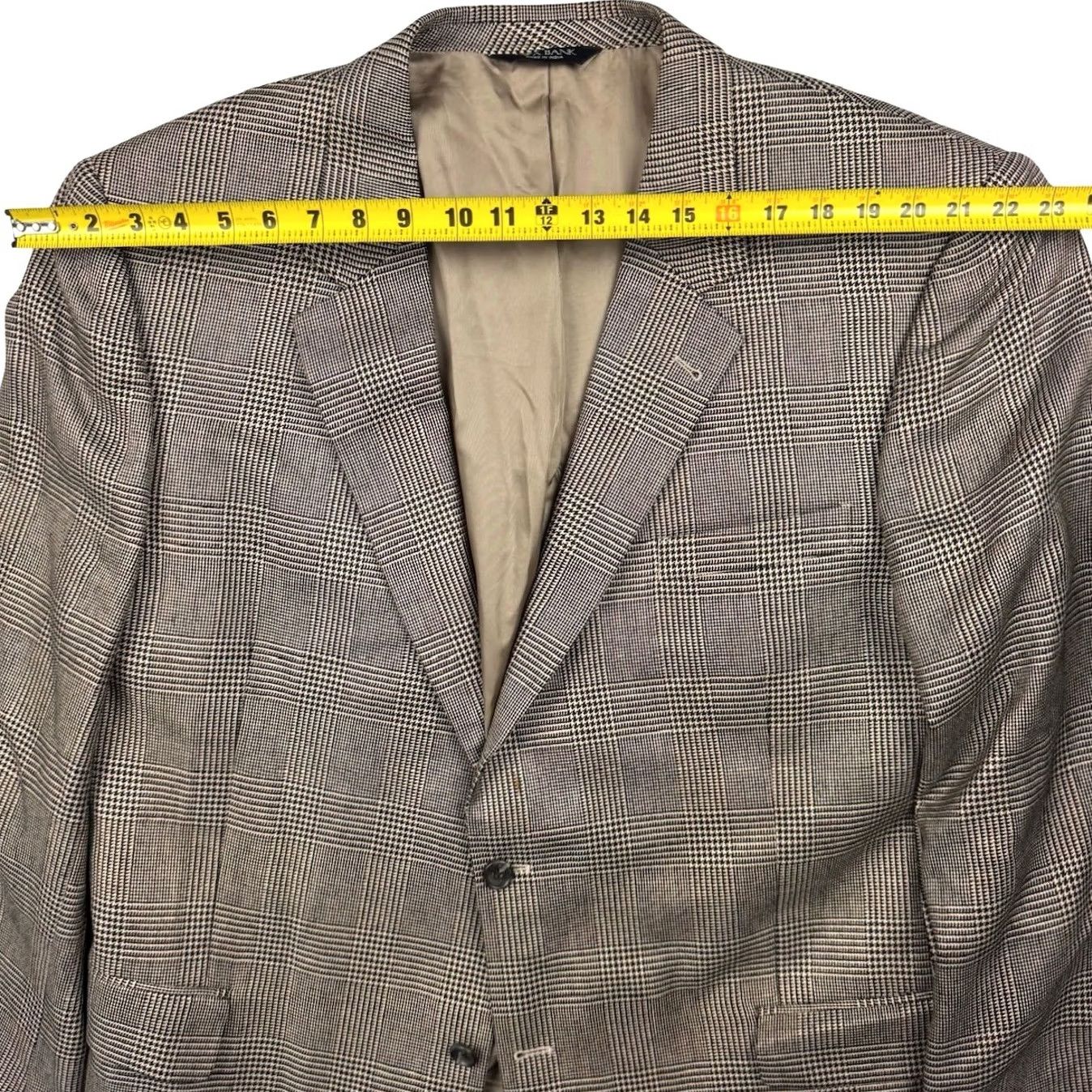 Jos. A. Bank Jos. A. Bank Men’s Blazer Jacket Brown 48L Camel Hair Silk Blend 2-Button Size 48R - 6 Thumbnail