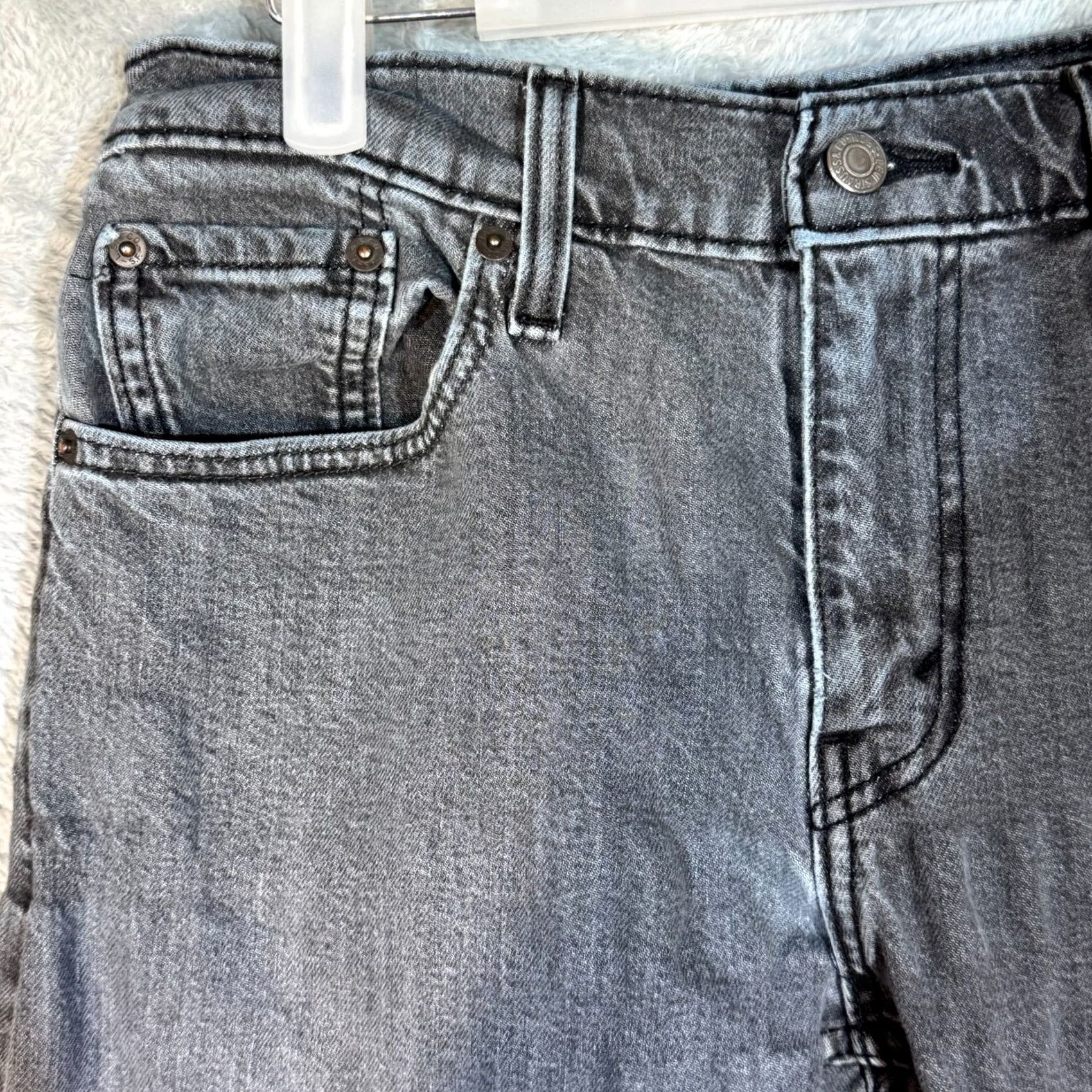 Levi's Levi’s 512 Jeans Slim Tapered Gray 30x30 Men’s Regular Denim Stretch Modern Outdoor 90s? No, 512 fits Mens Jeans Size US 30 / EU 46 - 3 Thumbnail