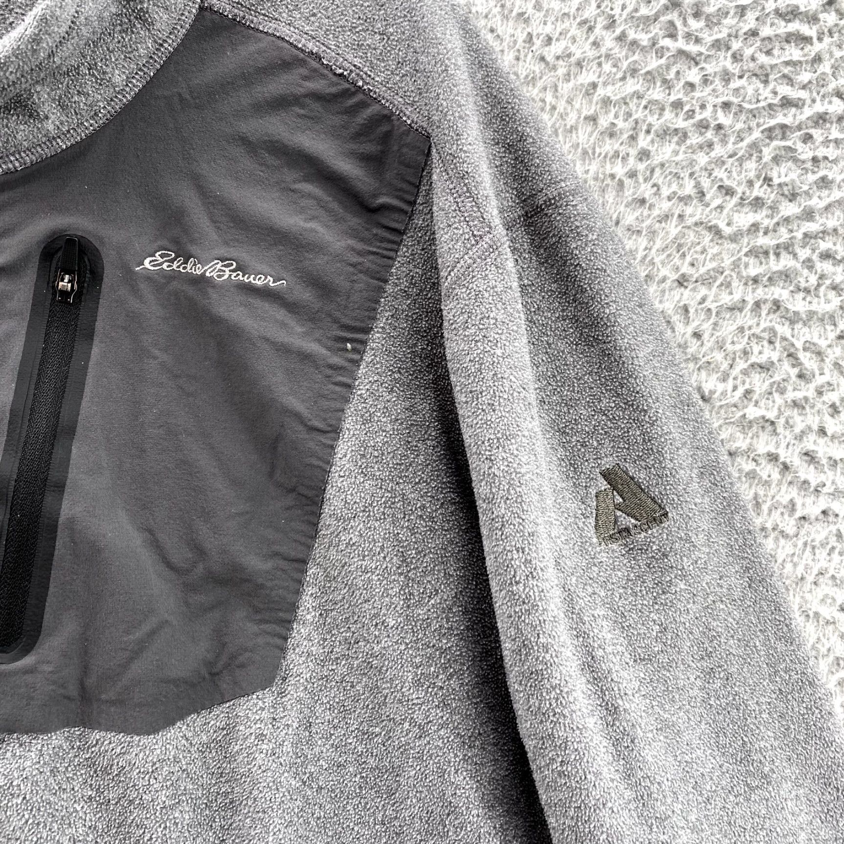 Eddie Bauer Eddie Bauer First Ascent Sweater Men Large Gray Nylon Polyester Spandex Fleece Full Zip Outdoor Preppy Gorpcore Camp Workwear Athletic Mens Size US L / EU 52-54 / 3 - 2 Thumbnail