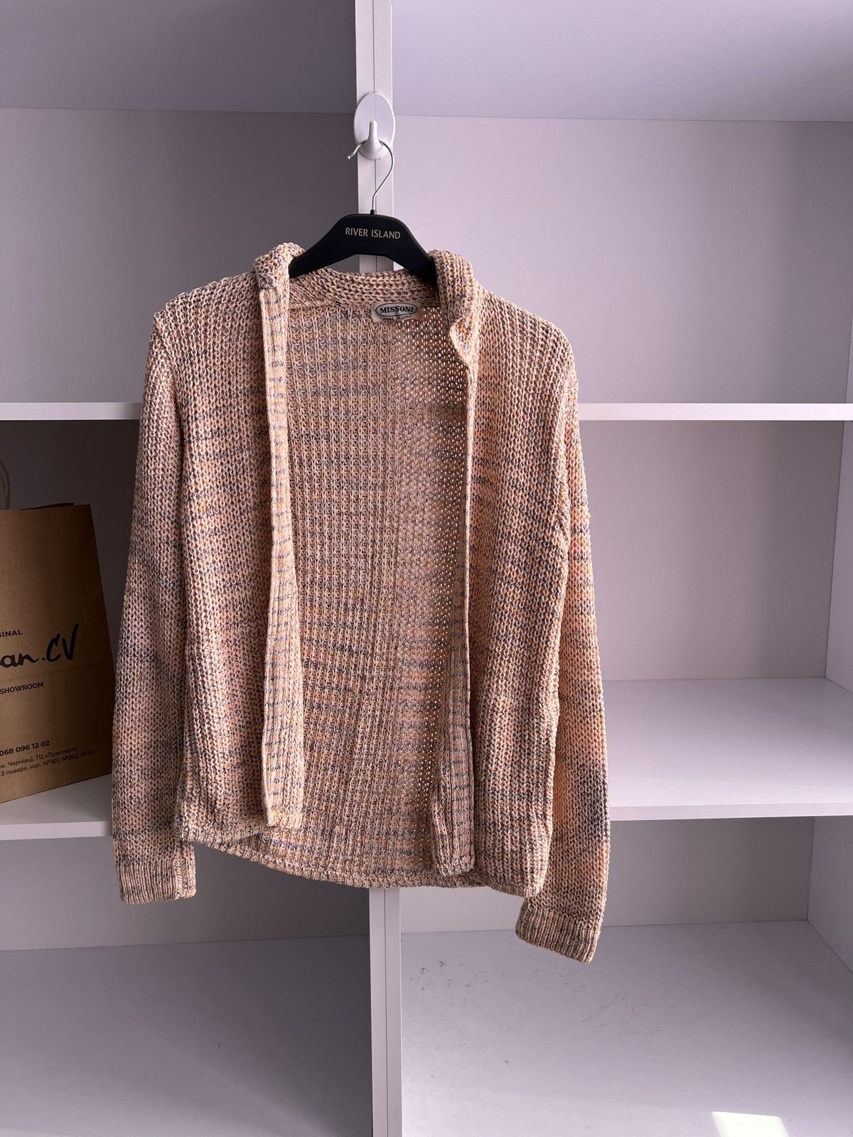 Designer × Missoni × Vintage Vintage Missoni Pink Buttoned Blend women’s Cardigan Size M / US 6-8 / IT 42-44 - 6 Thumbnail