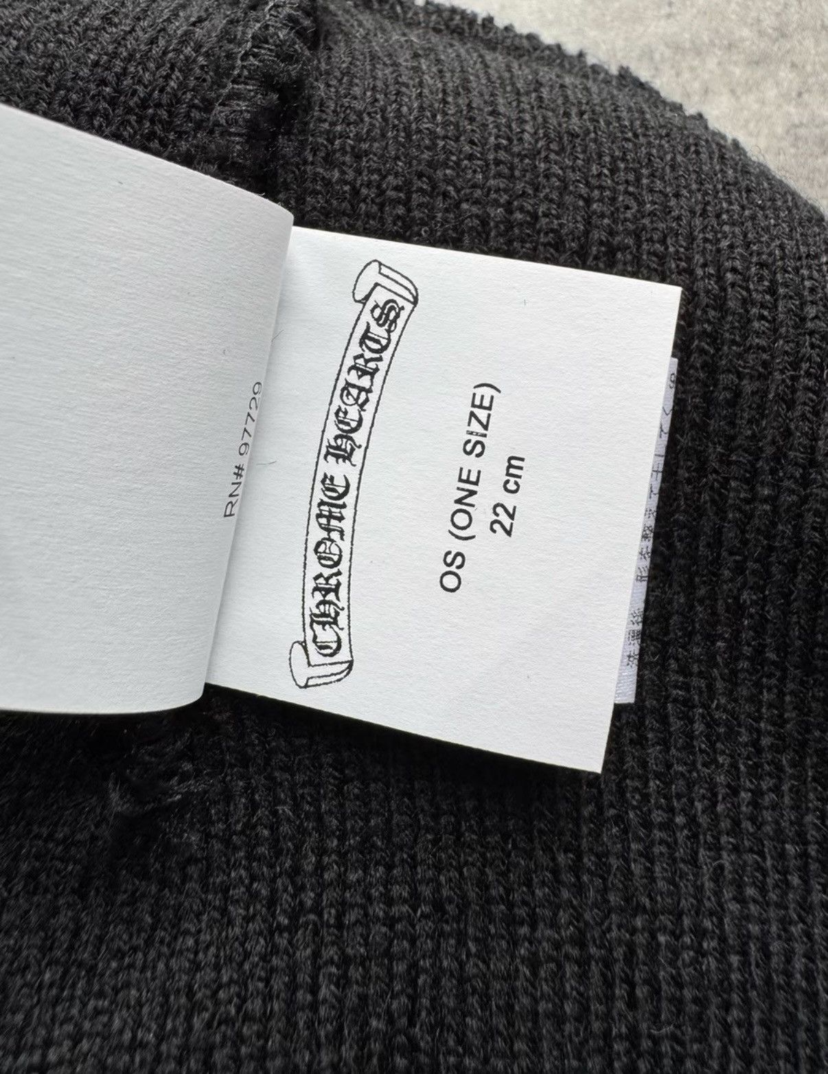 Chrome Hearts Chrome Hearts Cross Slogan Embroidered Beanie Size ONE SIZE - 4 Thumbnail
