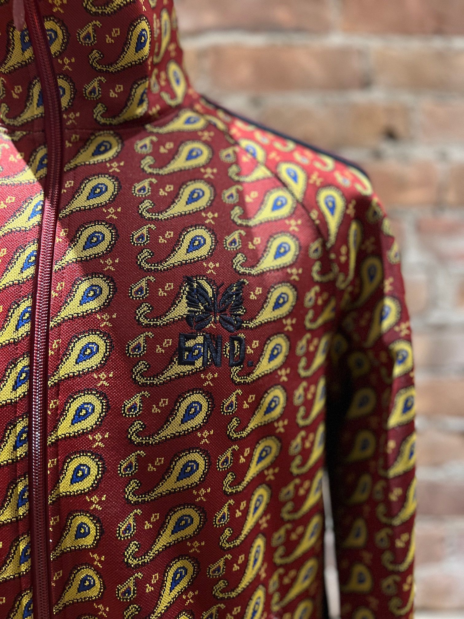 END. × Needles Needles x END. Paisley Poly Jacquard Track Jacket Size US M / EU 48-50 / 2 - 2 Thumbnail