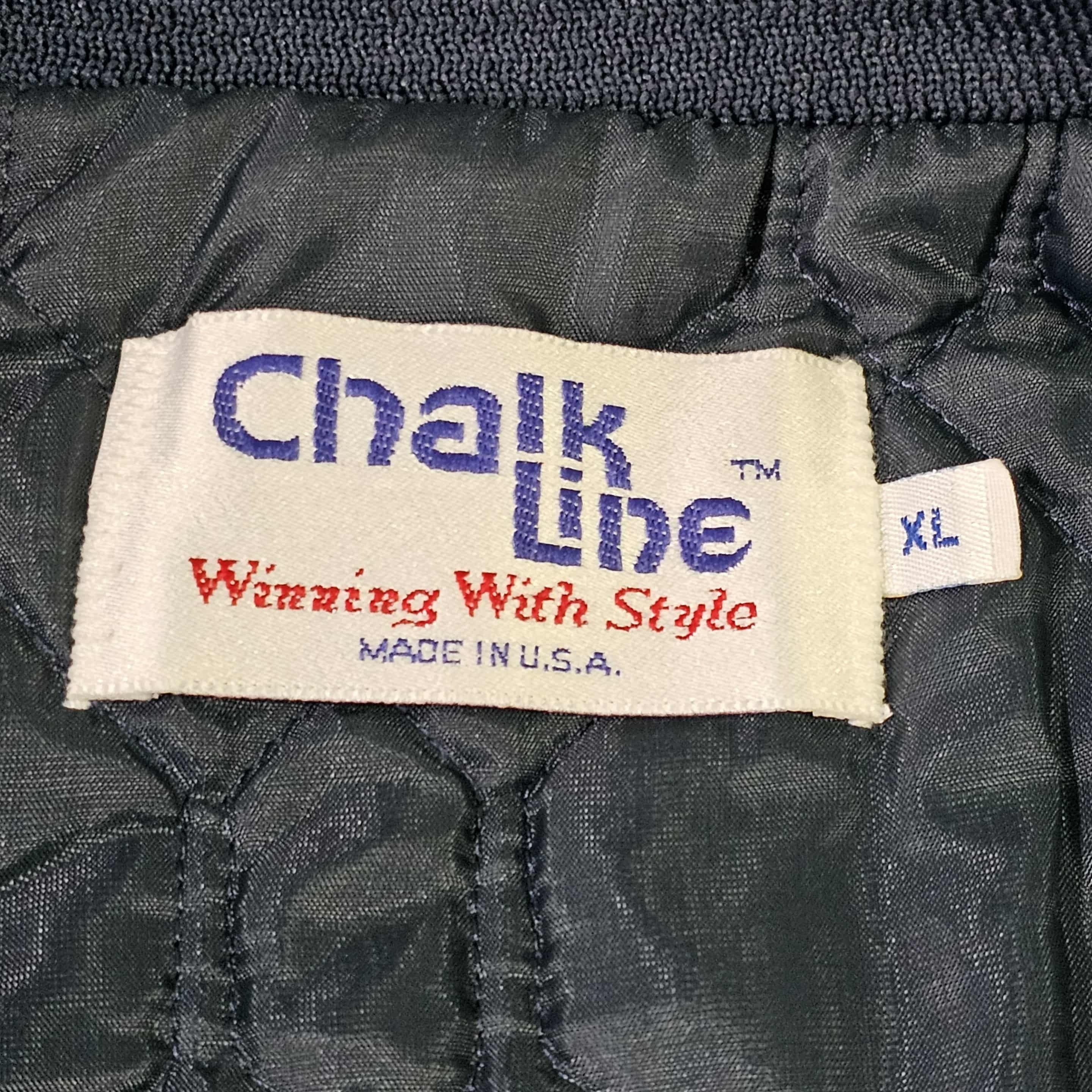 NFL Dallas Cowboys Vintage 80s Chalk Line Satin Bomber Jacket Size US XL / EU 56 / 4 - 5 Thumbnail