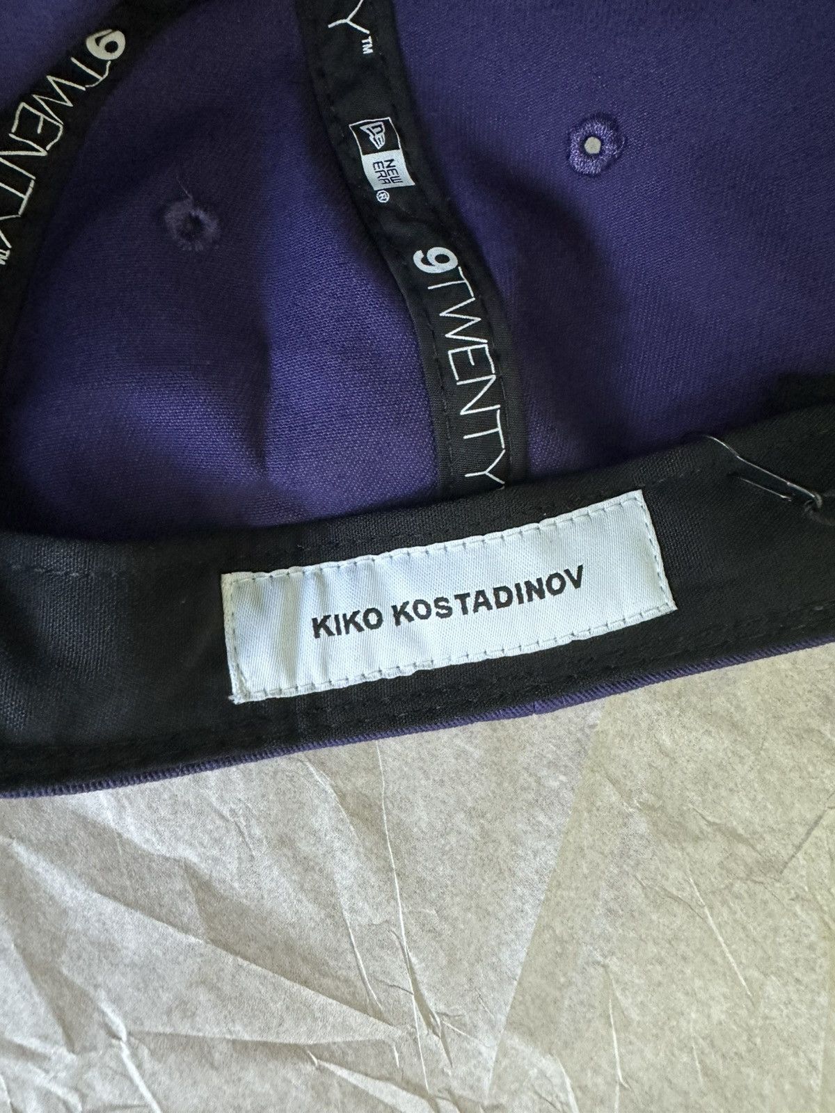 Kiko Kostadinov Kiko Kostadinov x New Era KK. Cap. 02 Purple Size ONE SIZE - 8 Thumbnail
