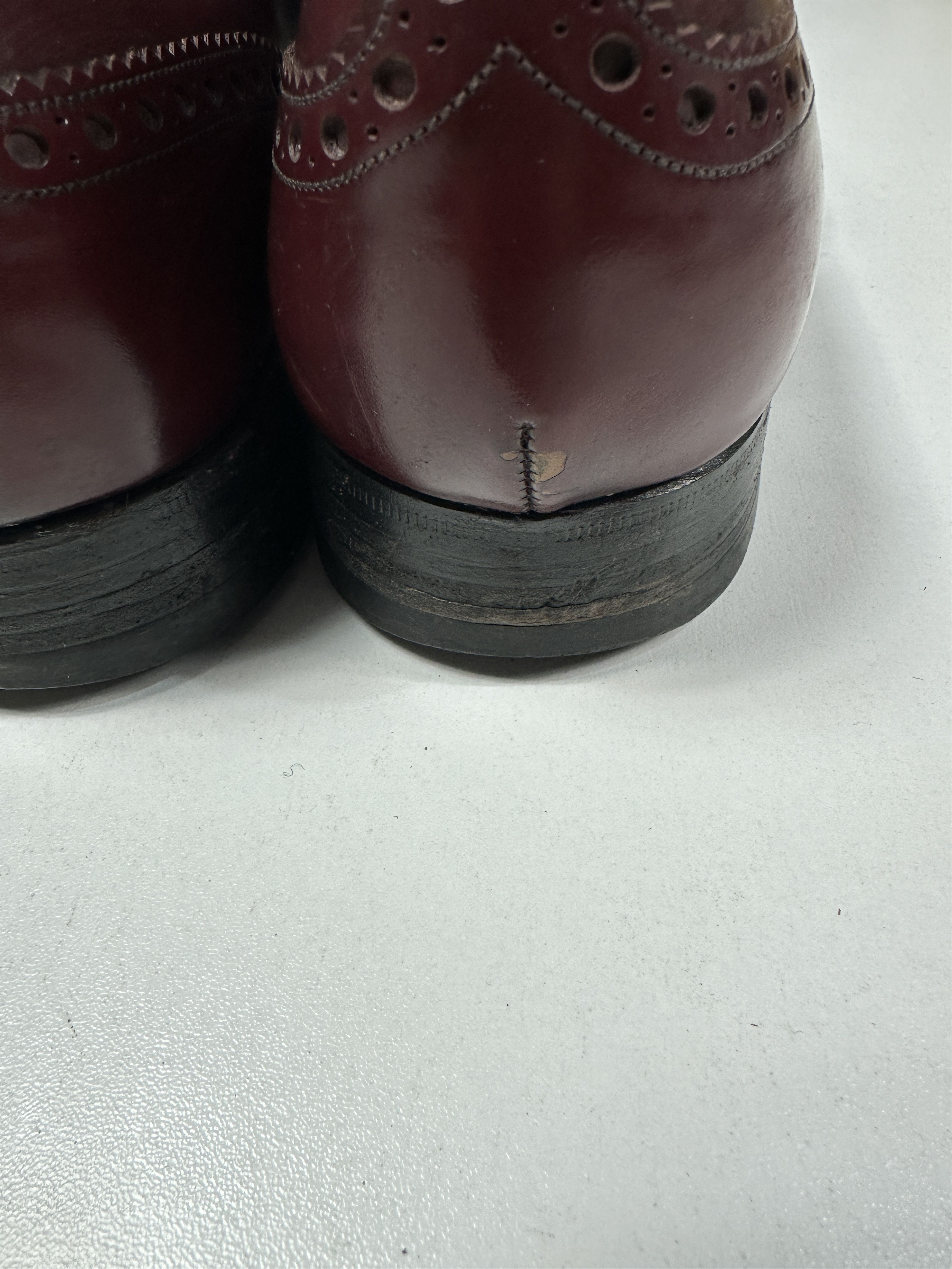 Church's Burwood Burgundy Oxblood Polished Binder Oxford Brogue UK 11 Size US 12 / EU 45 - 10 Thumbnail