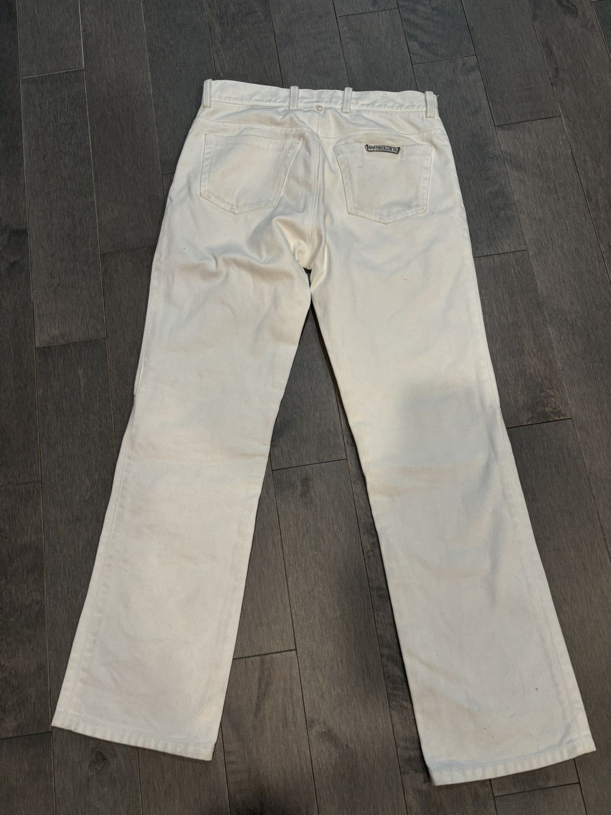 Chrome Hearts Chrome hearts white flare pants 30 Size US 30 / EU 46 - 2 Thumbnail