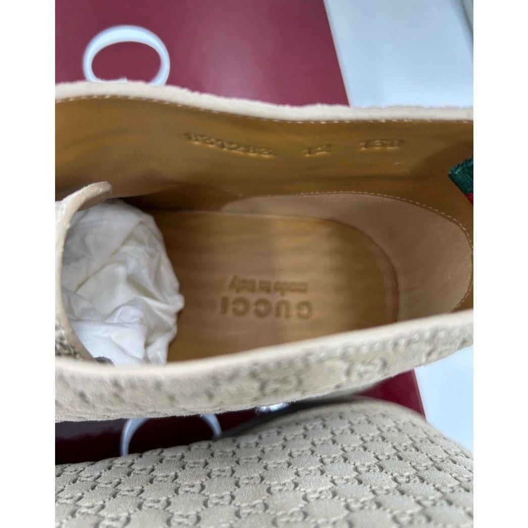 Gucci Men's Gucci suede GG embossed desert boots size 12 Size US 12.5 / EU 45-46 - 8 Thumbnail