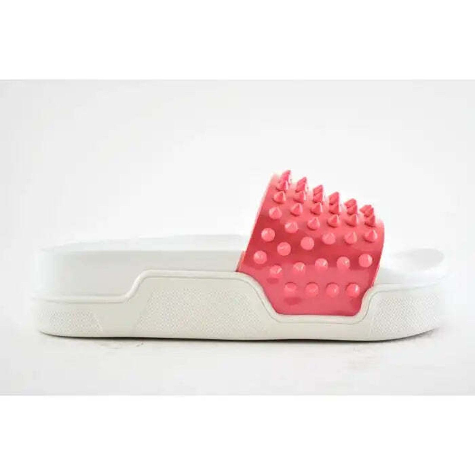 Christian Louboutin Christian Louboutin Pool Fun Donna Flat Pink White Platform Size US 10.5 / IT 40.5 - 2 Thumbnail