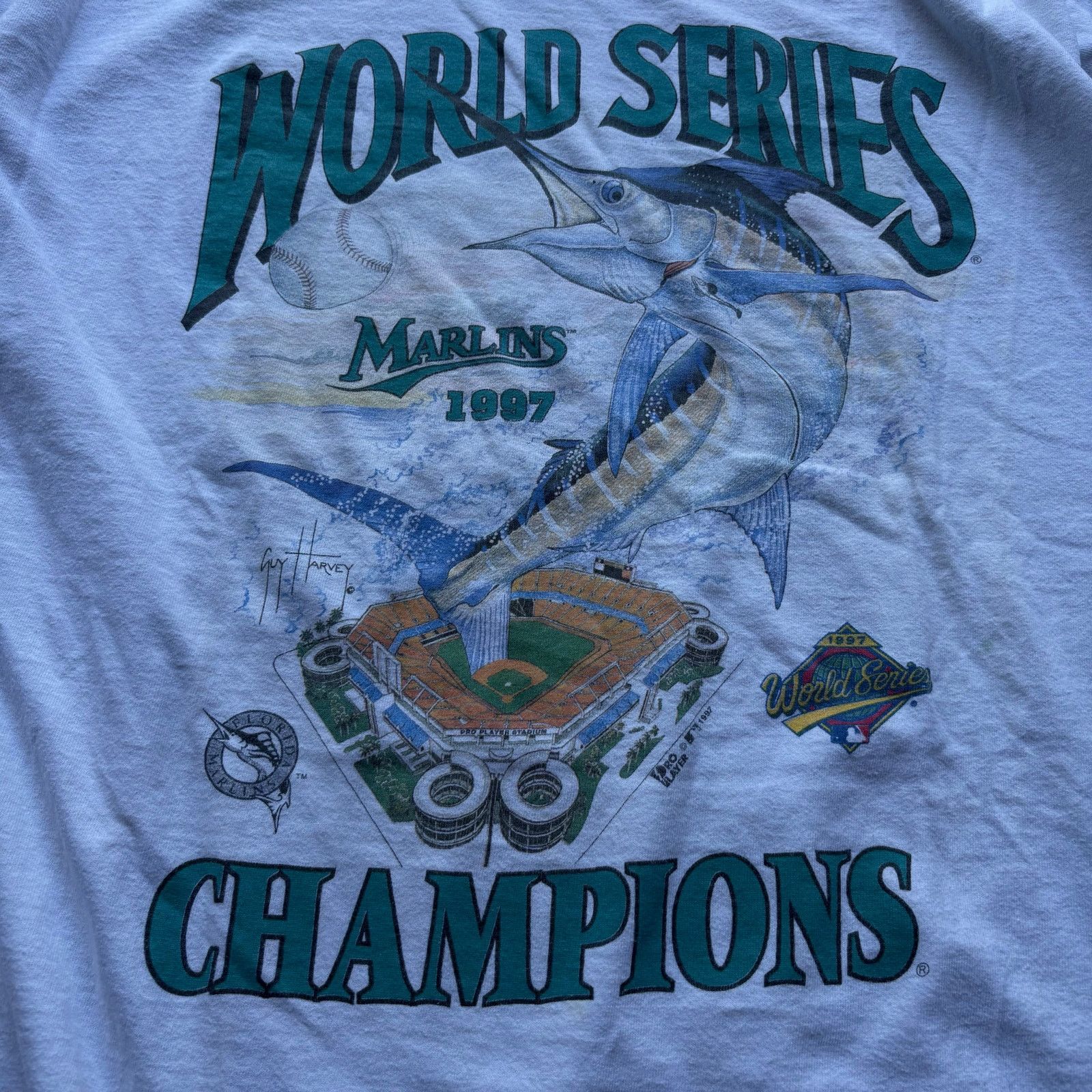 Pro Player Crazy Vintage Marlins World Series T-shirt Size US XL / EU 56 / 4 - 3 Thumbnail
