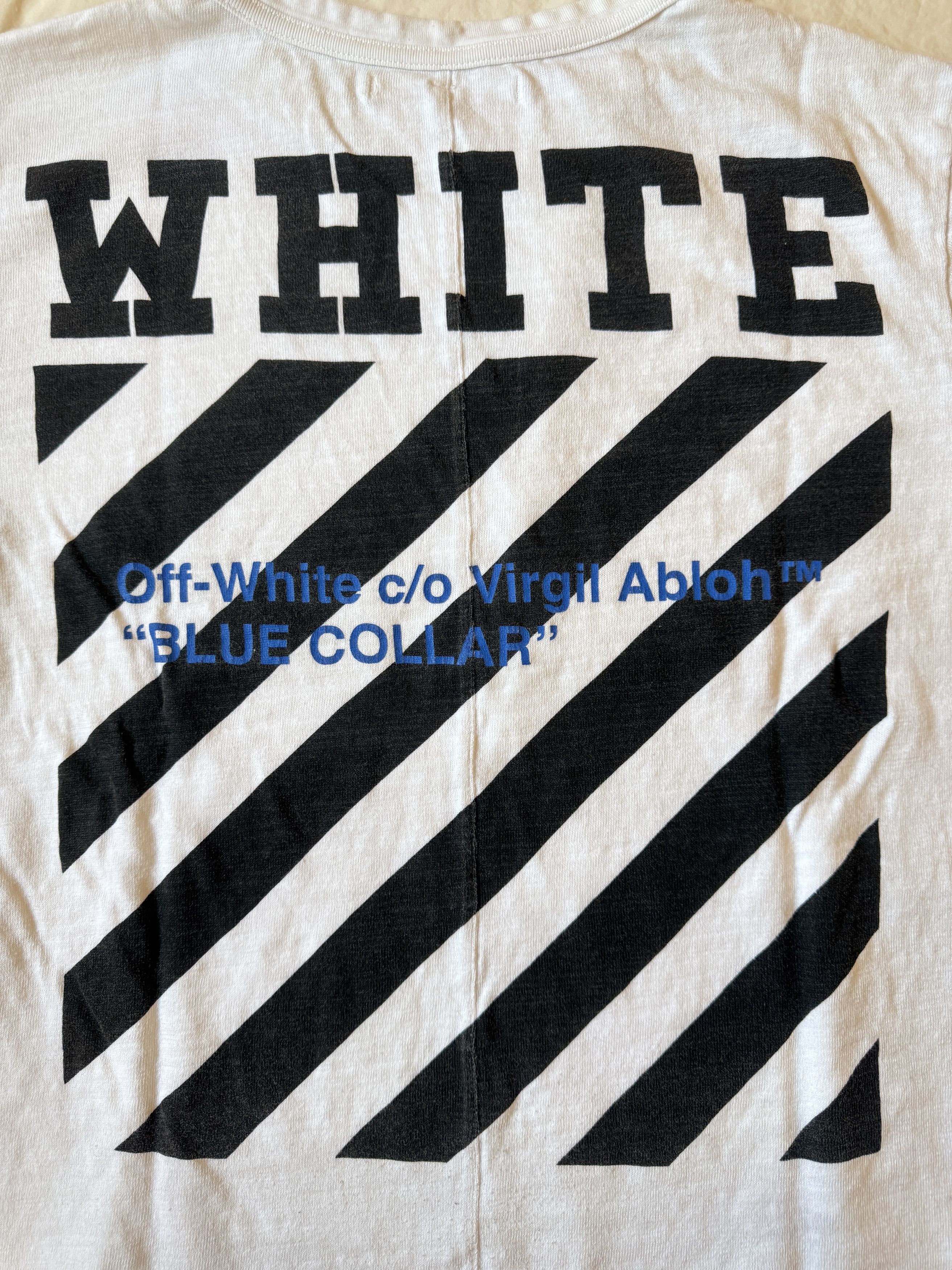 Off-White Off-White "Blue Collar" tee - Men's S Size US S / EU 44-46 / 1 - 4 Thumbnail