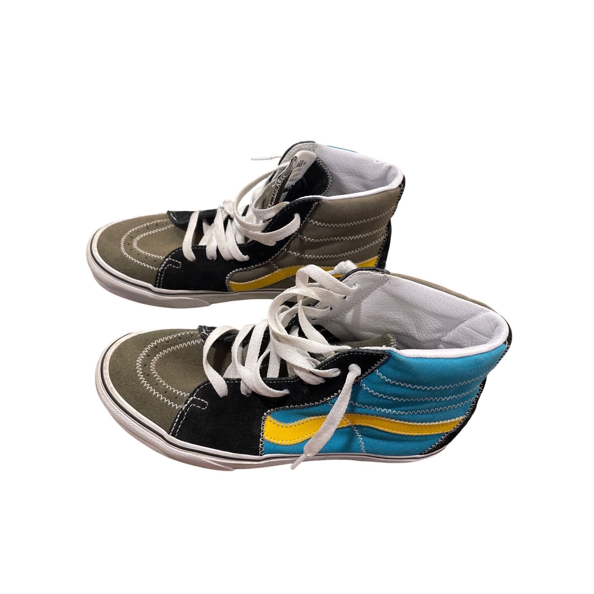 Vans Vans wms multi colored high top skaters shoes sneakers sz 7. Size US 7.5 / IT 37.5 - 3 Thumbnail