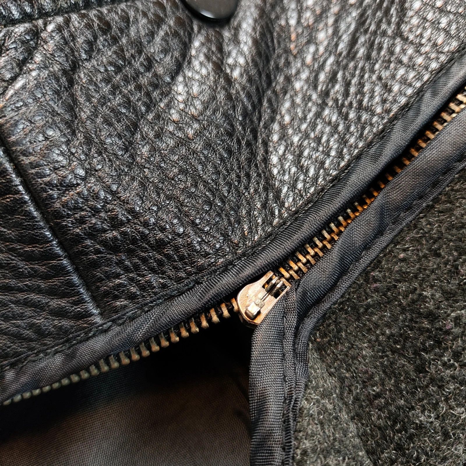 Guess Vintage Guess XL leather jacket button 90s rare archive Size US XL / EU 56 / 4 - 17 Thumbnail