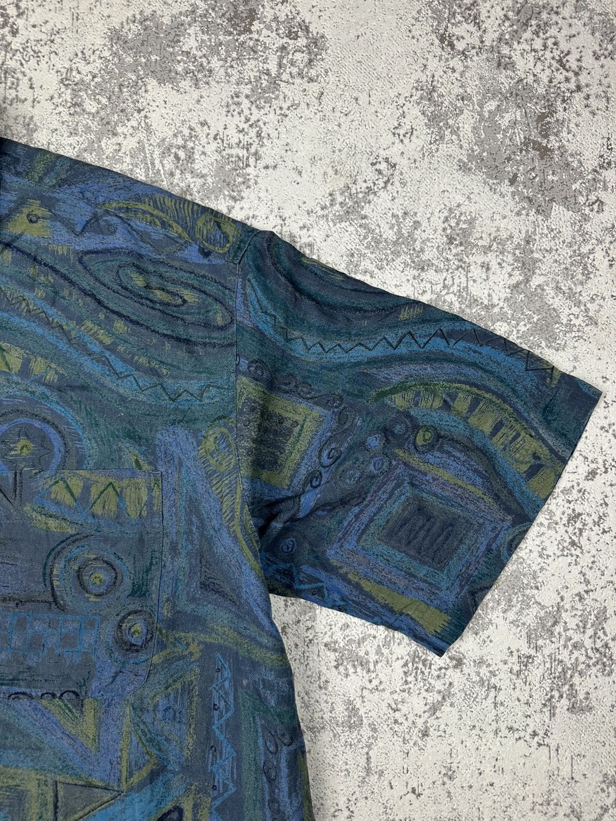 Vintage Vintage Shirt Designer 90s St Michael Marks Spencer Silk Size US L / EU 52-54 / 3 - 5 Thumbnail