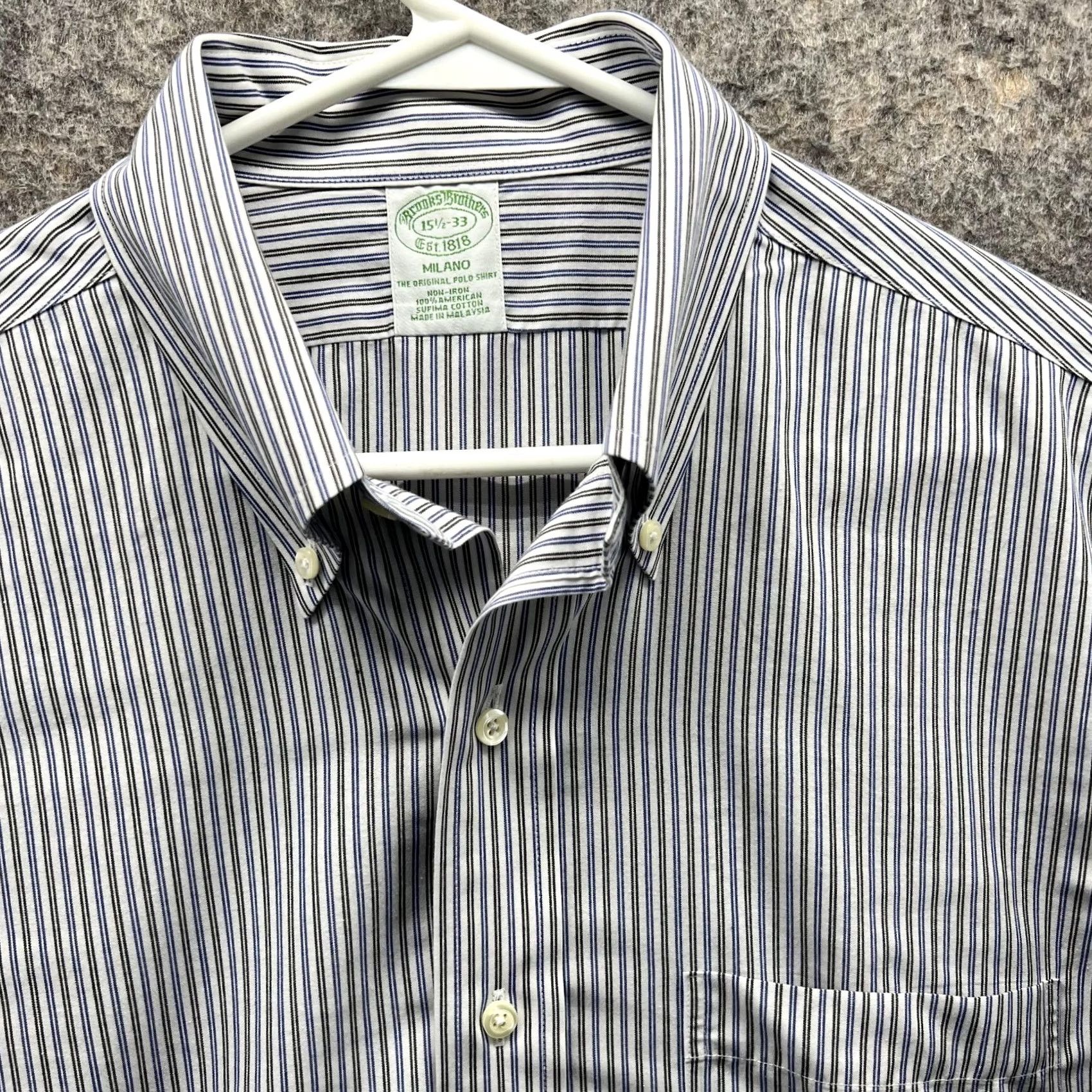Brooks Brothers Brooks Brothers Shirt Men 15.5 33 Adult Pink Casual Button Down Milano Preppy Striped Long Sleeve Button-Up Collared 40 in Chest Regular Size US L / EU 52-54 / 3 - 5 Thumbnail
