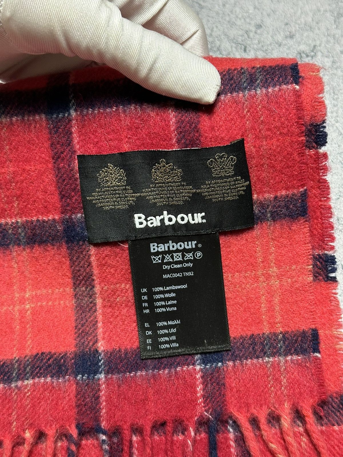 Barbour Barbour Lambswool Tartan Scarf Size ONE SIZE - 6 Thumbnail