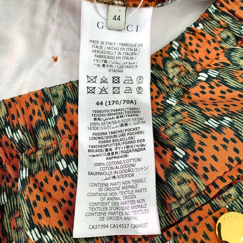 Gucci Gucci Color-blocked mulberry silk double G full-print logo Size US 28 / EU 44 - 7 Thumbnail