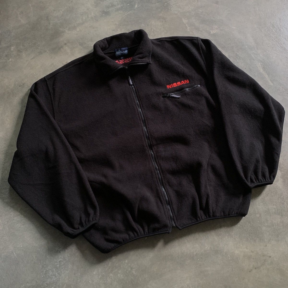 80s/90s Nissan Racing Japan wool fleece made in japan