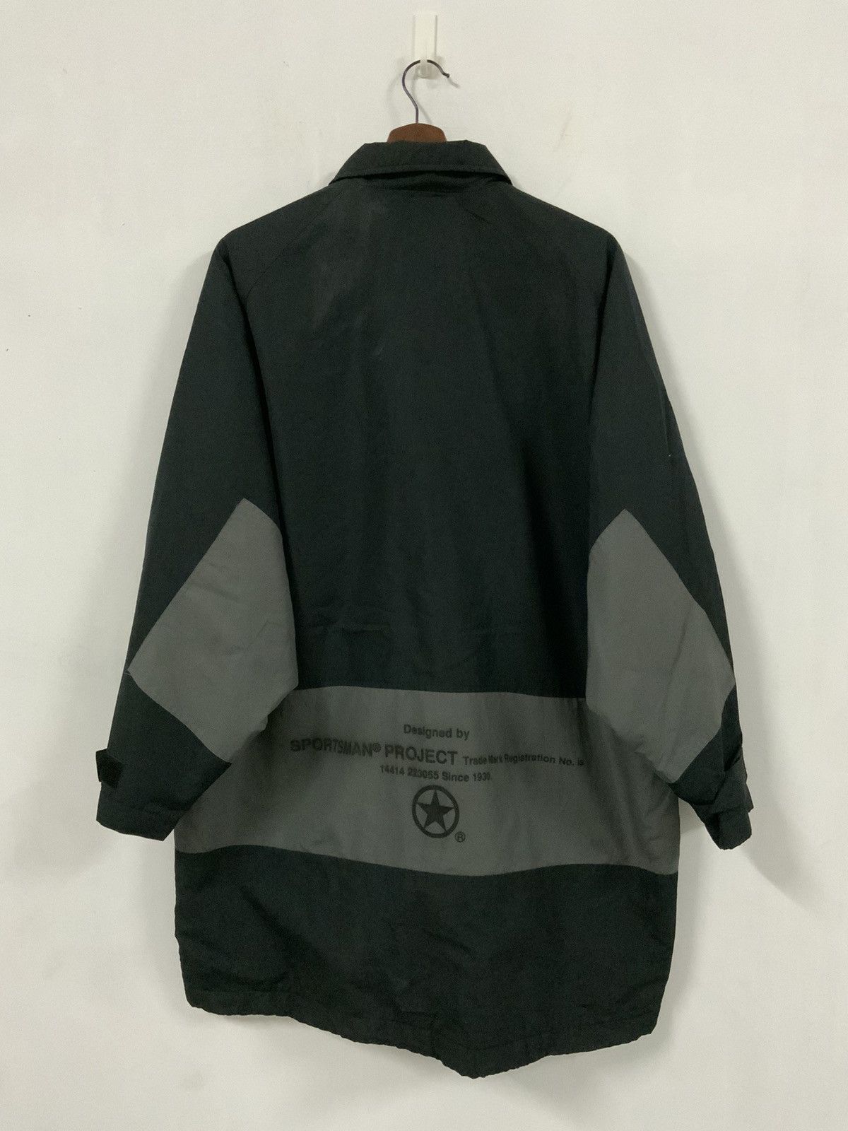 Japanese Brand Vintage Mizuno Sportsman Long Raincoat Size US L / EU 52-54 / 3 - 3 Thumbnail