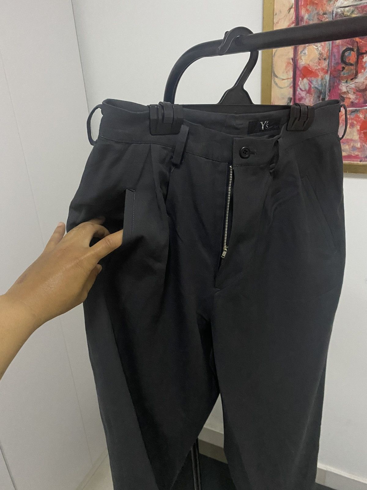 Yohji Yamamoto Yohji Yamamoto Wide Leg Black Trousers Size US 28 / EU 44 - 3 Thumbnail