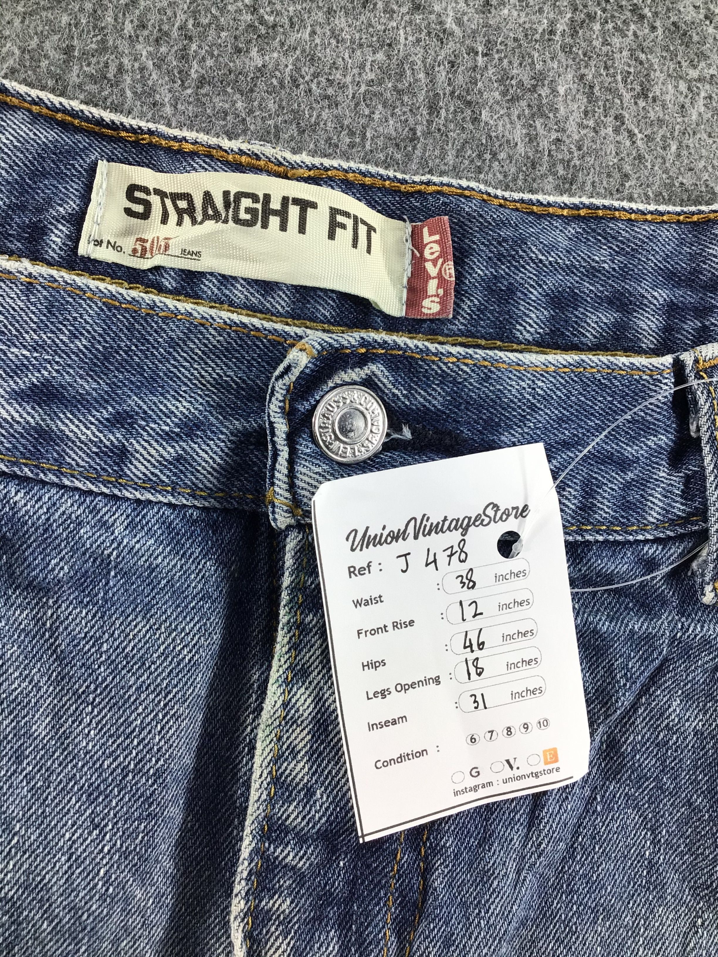 Levi's Vintage Levis 505 Jeans Rusty Faded Blue Denim -J478 Size US 38 / EU 54 - 12 Thumbnail