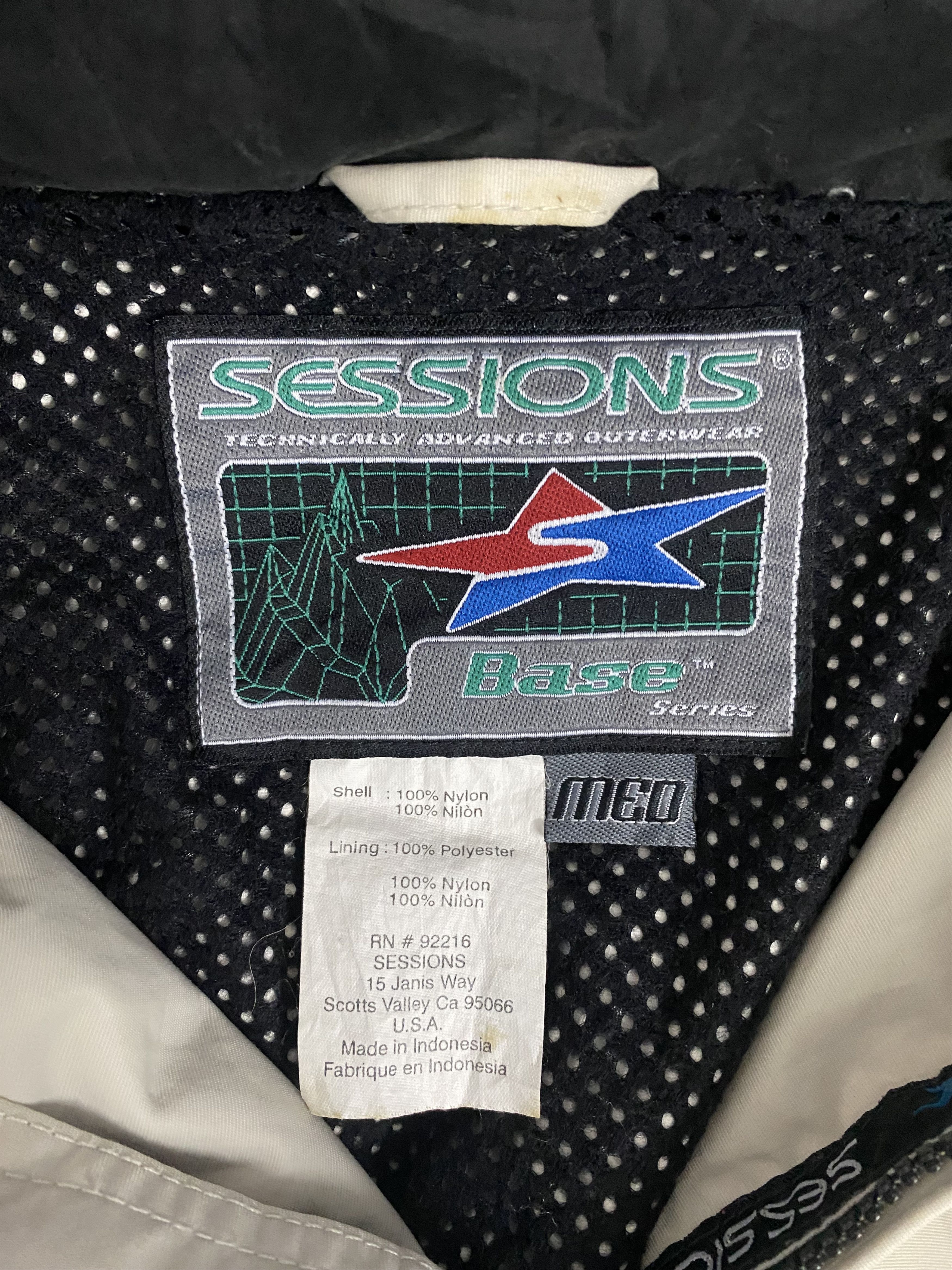 Sessions Vintage Sessions Snowboard Base Series Jacket Windbreaker Size US L / EU 52-54 / 3 - 10 Thumbnail