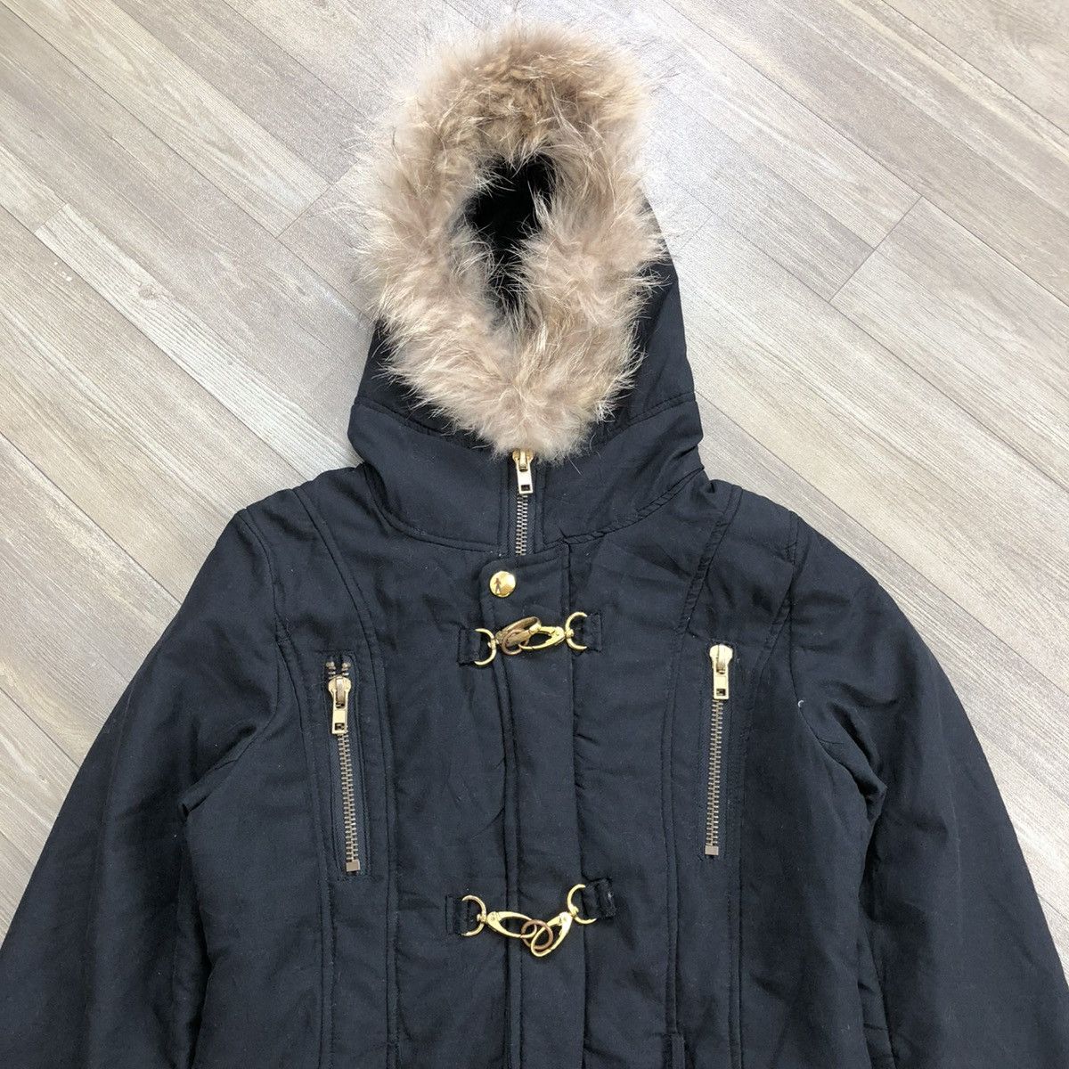 If Six Was Nine 2000s Japanese Brand Mohair Opium Grunge Goa Lgb Fur Jacket Size US M / EU 48-50 / 2 - 2 Thumbnail