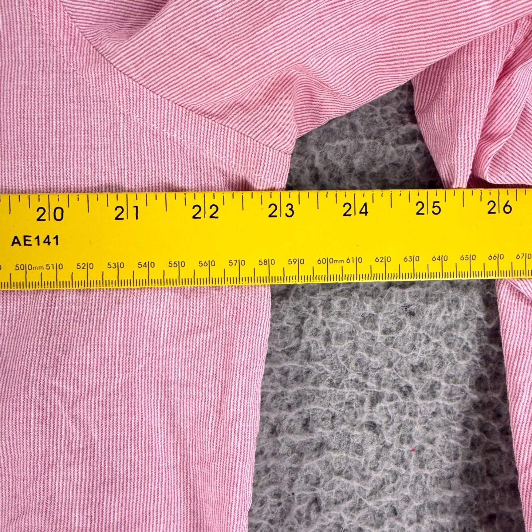 ELLIATT Piattelli Barneys New York Button-Up Shirt Mens Size XL Pink Cotton Linen LS Size US XL / EU 56 / 4 - 5 Thumbnail