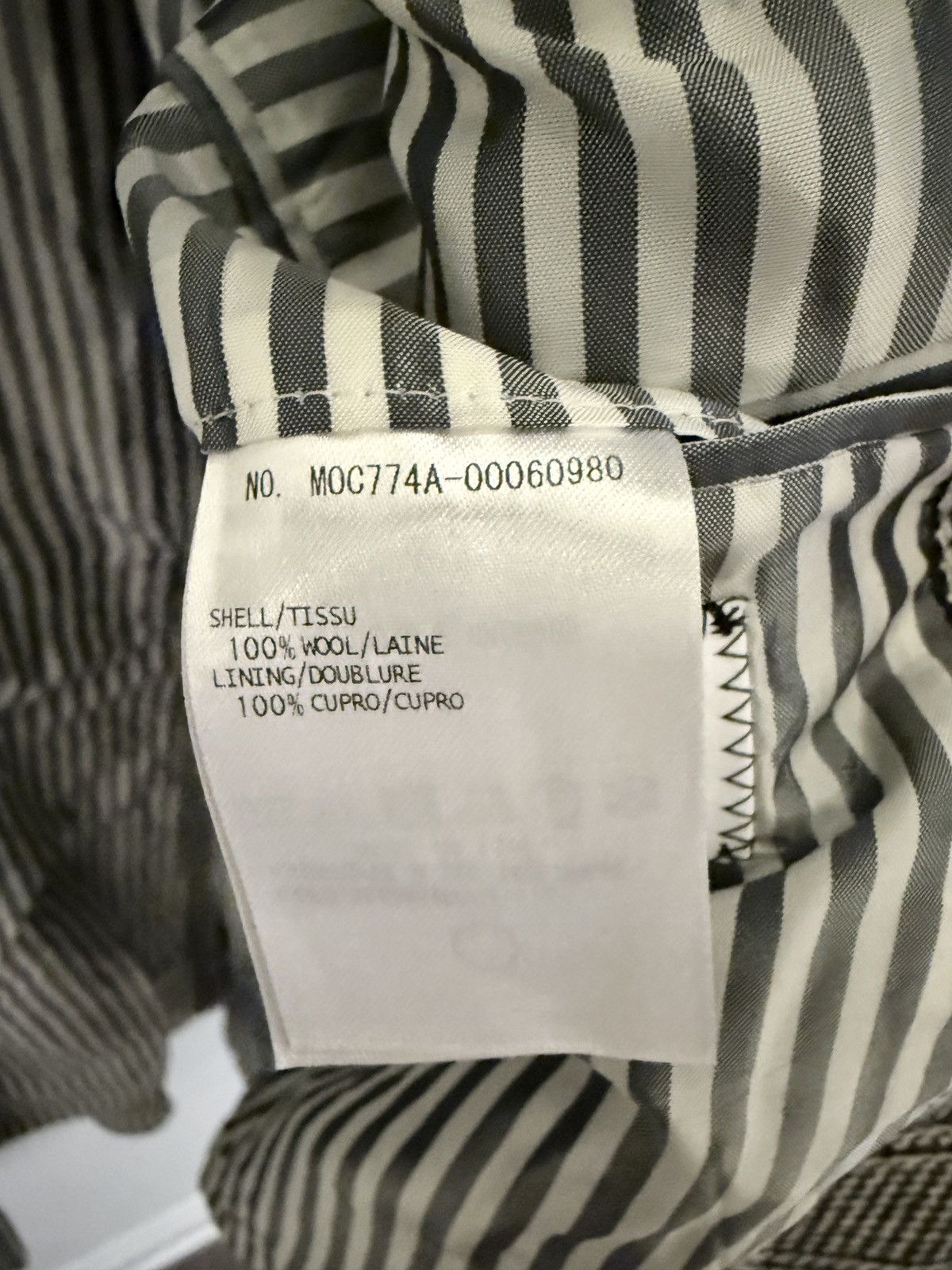 Thom Browne Thom Browne prince of whales wool coat Size US L / EU 52-54 / 3 - 5 Thumbnail