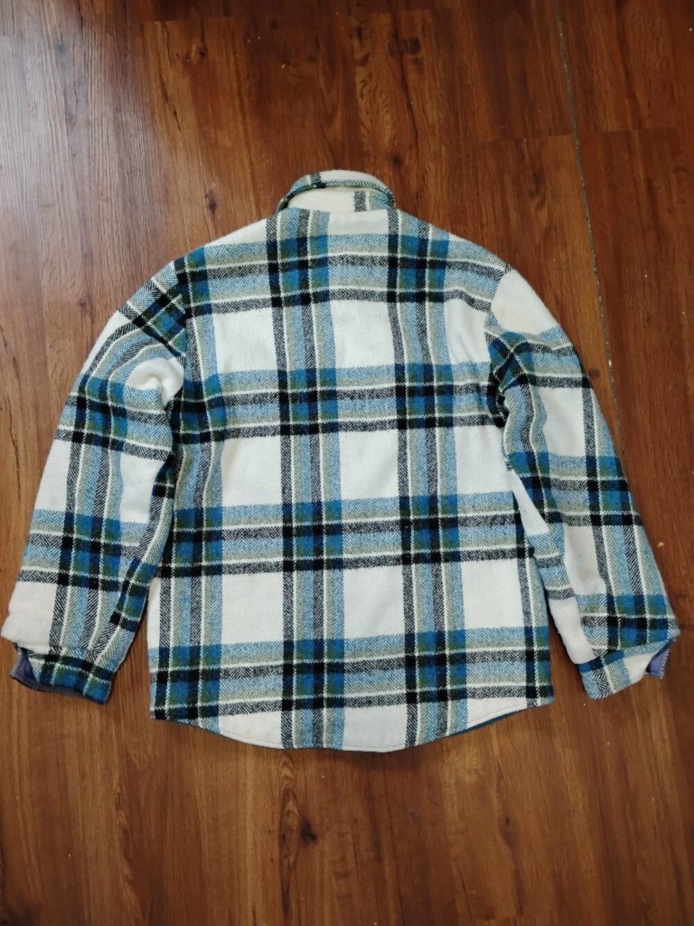 Sears Vintage Sears Put On Shop Flannel Shirt Shacket Heavy Size US XL / EU 56 / 4 - 4 Thumbnail