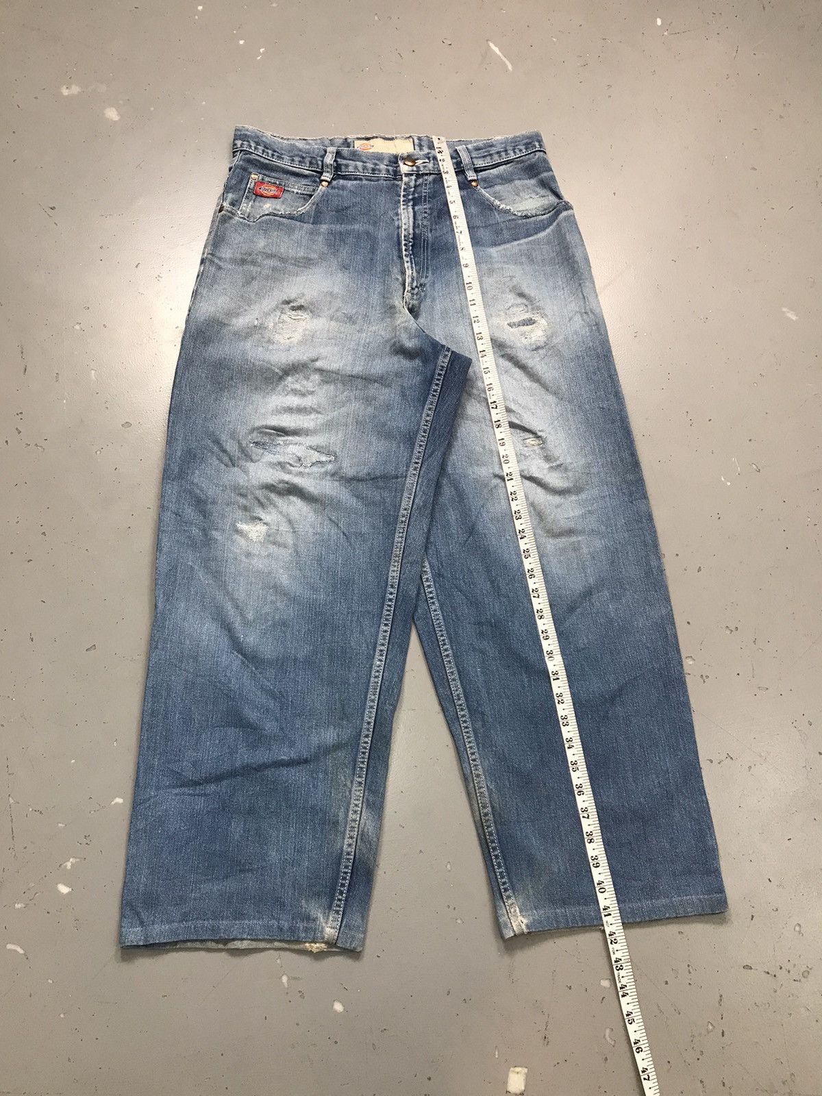 Dickies Vintage dickies big daddy embroidered damaged straight denim Size US 36 / EU 52 - 6 Thumbnail