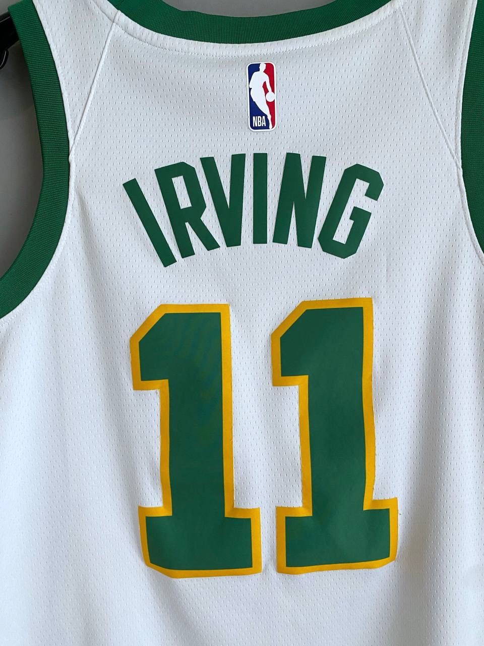 NBA × Nike NBA Basketball Jersey Boston Celtics #11 Irving M AJ4596-101 Size US M / EU 48-50 / 2 - 12 Thumbnail