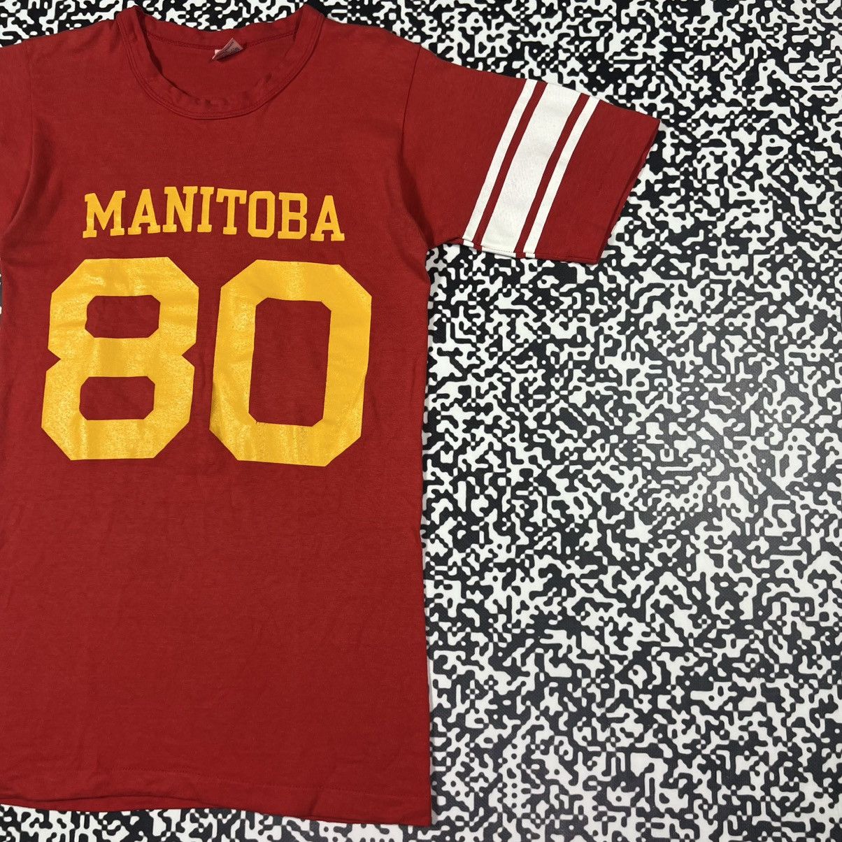 Champion Vintage 80s Champion Manitoba Canada Retro College Jersey Size US M / EU 48-50 / 2 - 4 Thumbnail