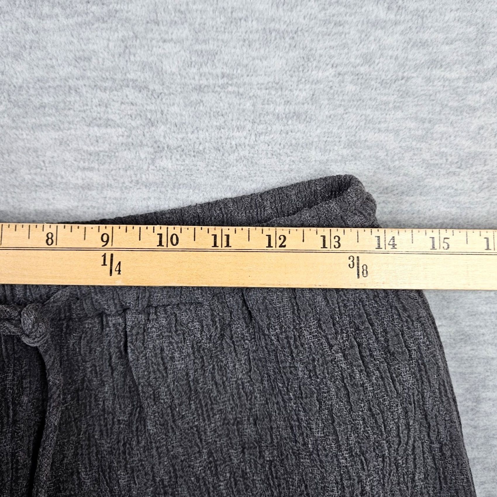 Vintage GRADE & GATHER Women's Jacquard Woven Shorts S NEW Gray Solid 5-Pocket Casual Knit? Size 28" / US 6 / IT 42 - 5 Thumbnail