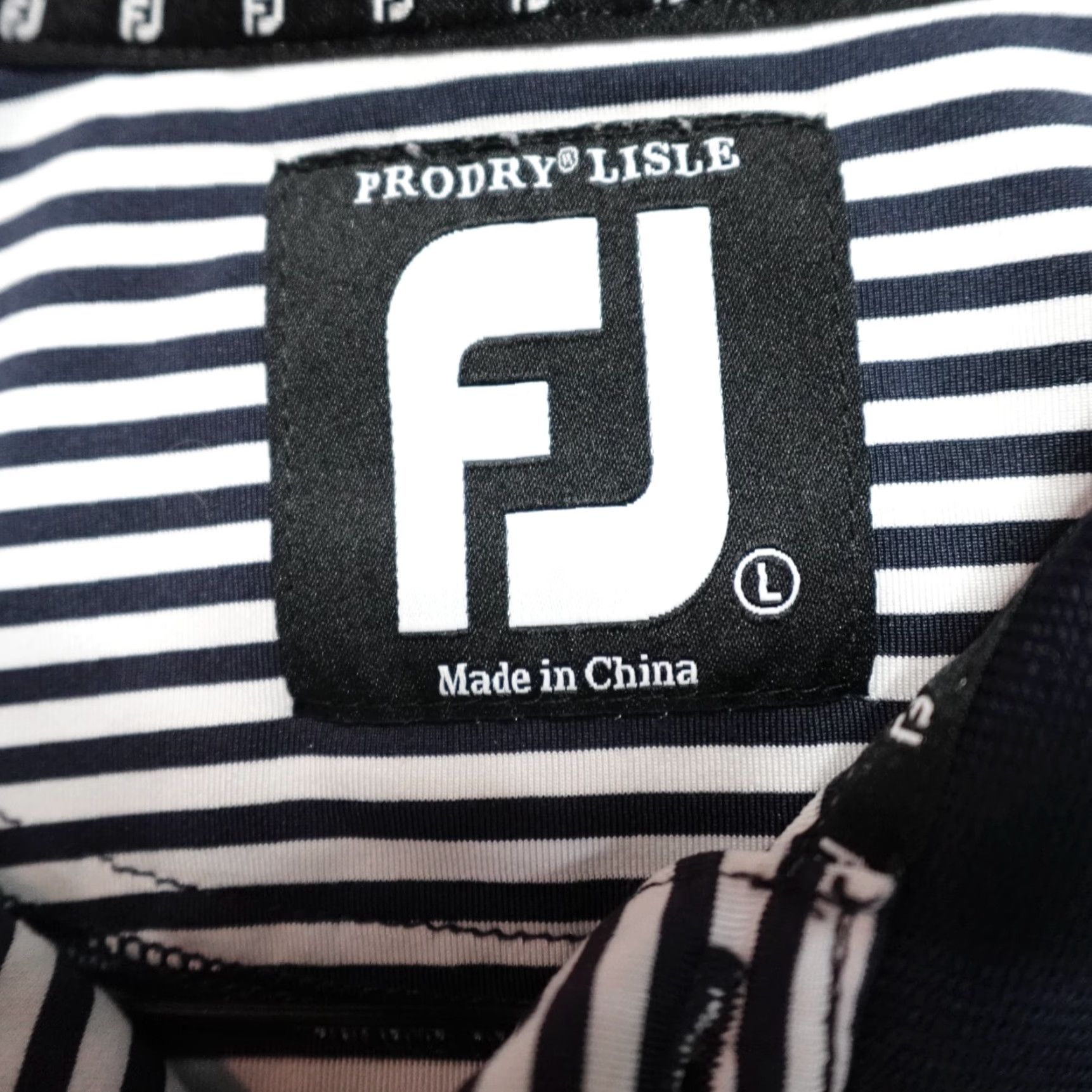 Footjoy FootJoy Polo Shirt L Blue Striped Performance Heritage Shores Embroidered Shirt Men Polo Short Sleeve Collared Golf Size US L / EU 52-54 / 3 - 4 Thumbnail