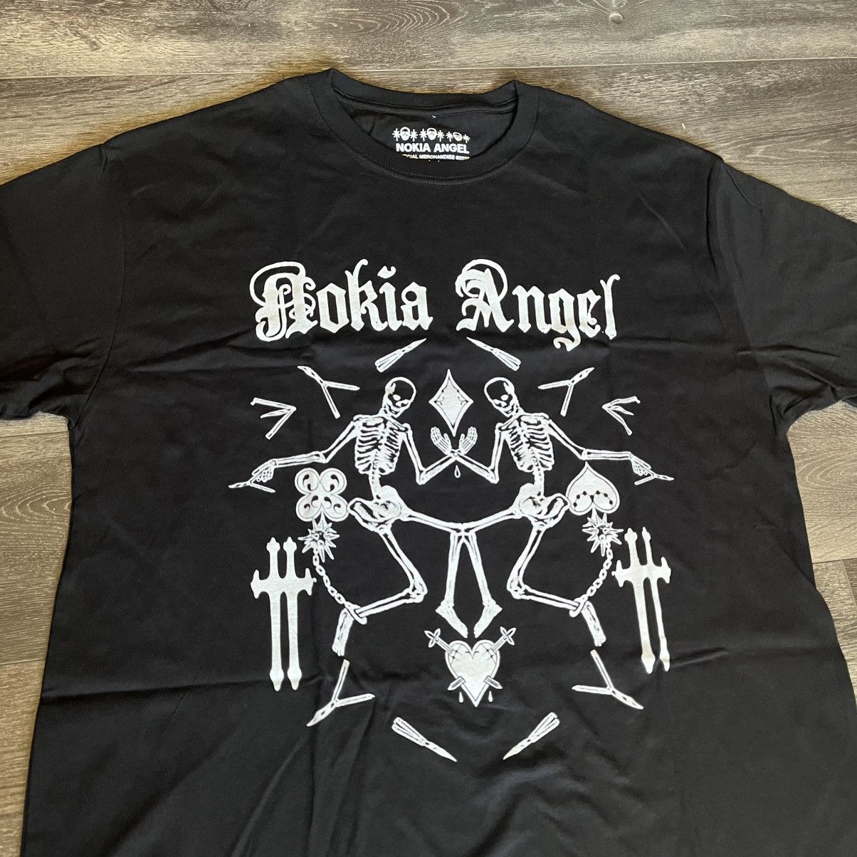 Drain Gang × Sad Boys Nokia Angel Smokedope2016 2016Lyfe Europe The Peak Tour Tee Size US M / EU 48-50 / 2 - 3 Thumbnail